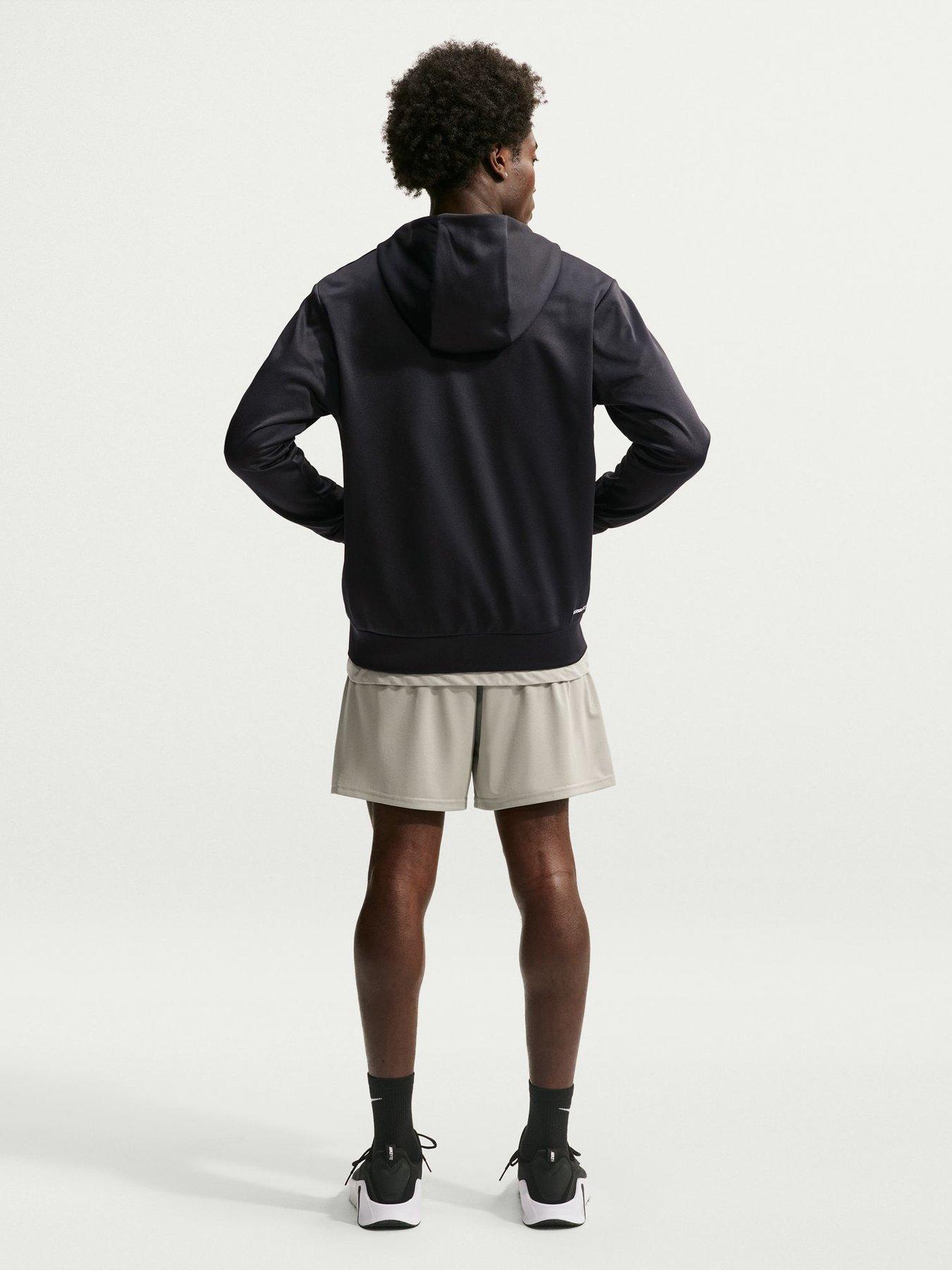 Image 2 of 5 of Nike Mens Therma-FIT Flex Full-Zip Hooded Training Hoodie - Black