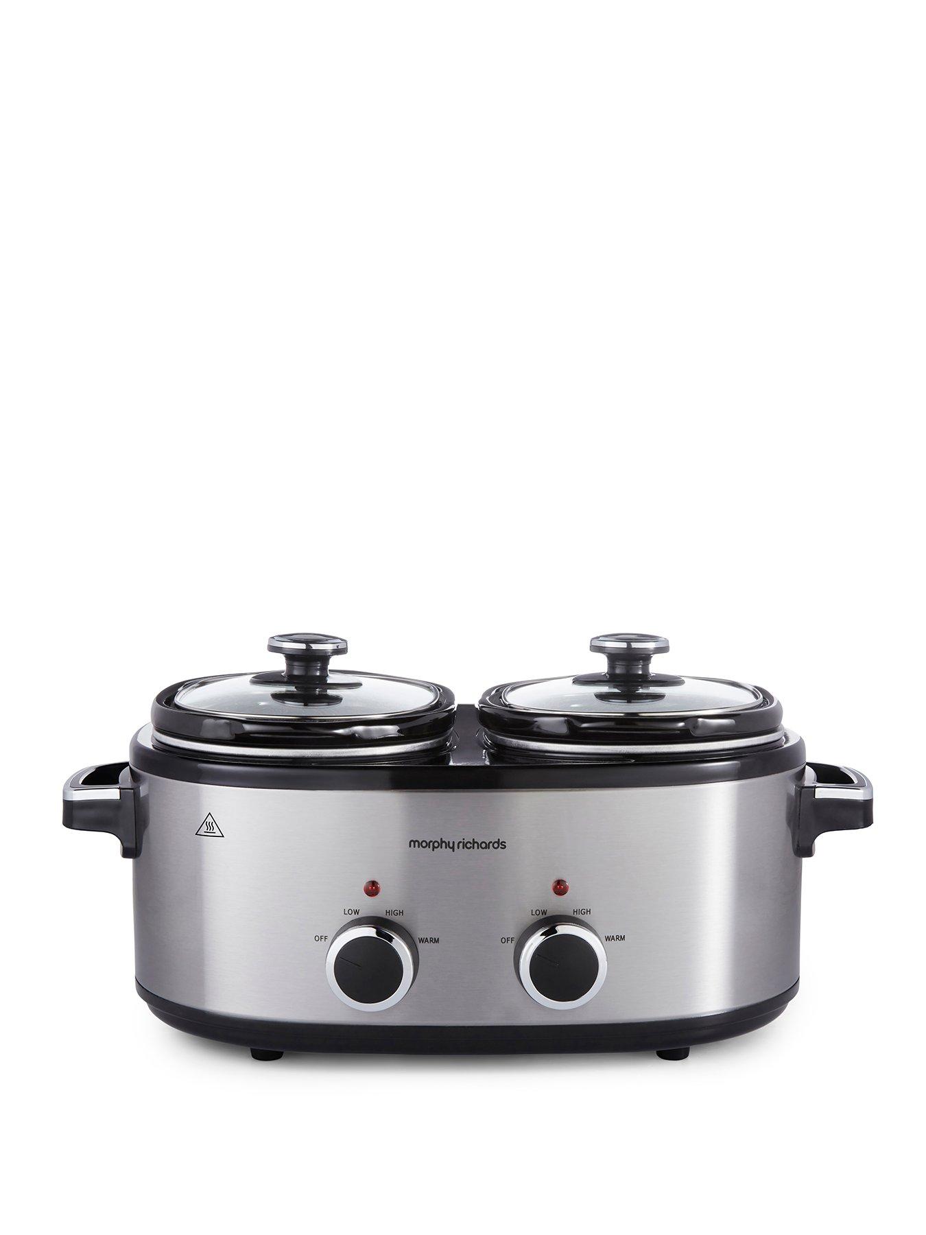 Morphy Richards 3.8L DuoServe Double Pot Slow Cooker