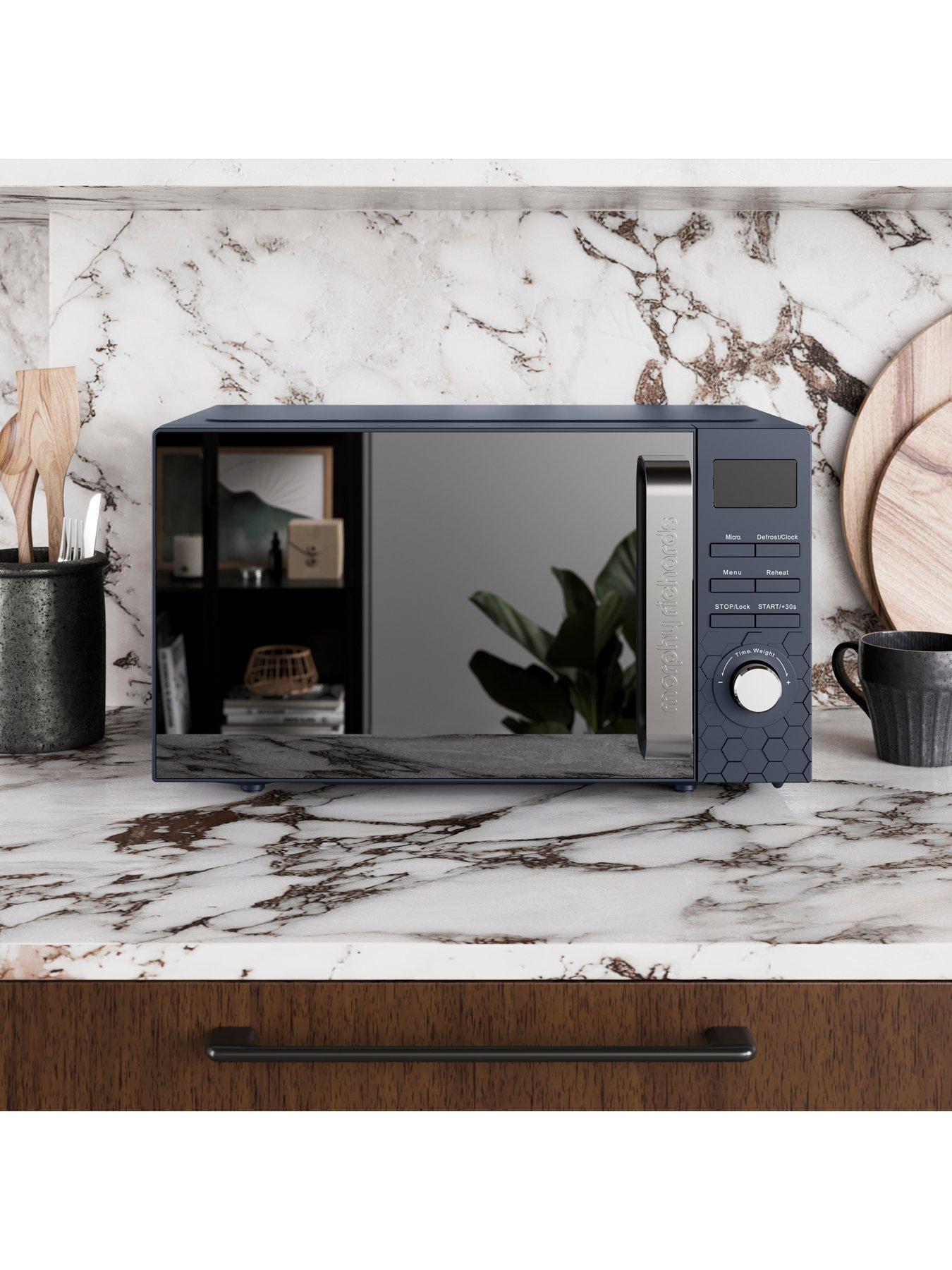 Image 4 of 8 of Morphy Richards Microwave Cassini 20L 800W Blue Outer Space