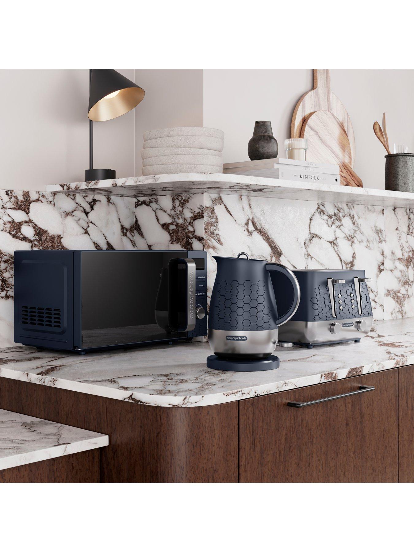 Image 7 of 8 of Morphy Richards Microwave Cassini 20L 800W Blue Outer Space
