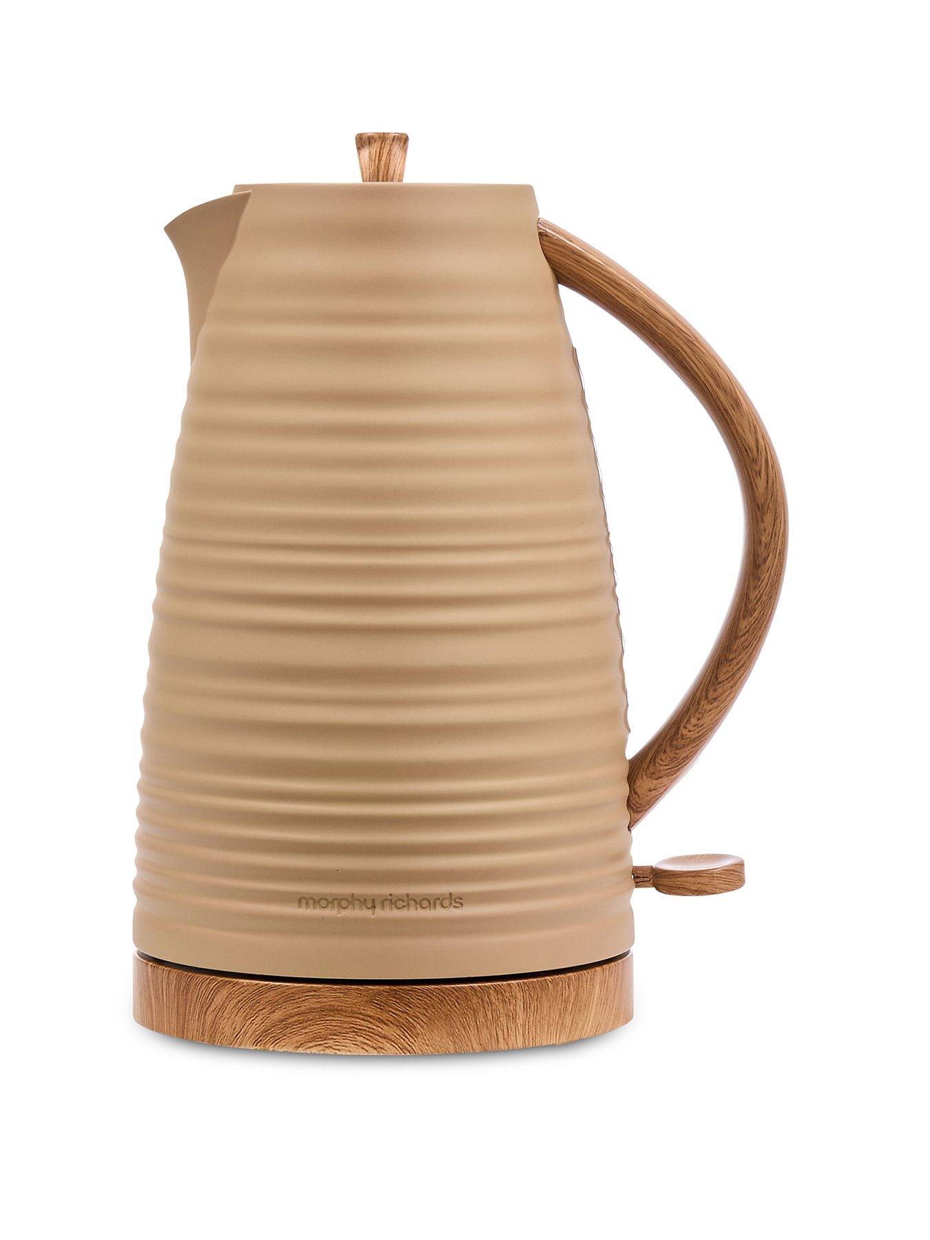 Morphy Richards Clay 1.7L Brown Jug Kettle - Felspar