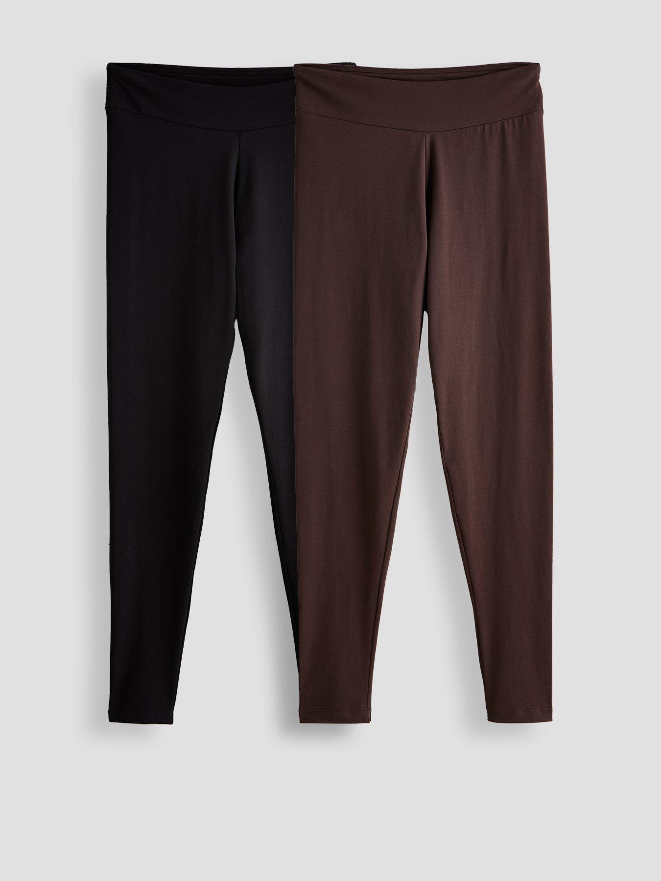 Image 1 of 7 of The Very Collection 2 Pack Cotton/Elastane Legging - Multi