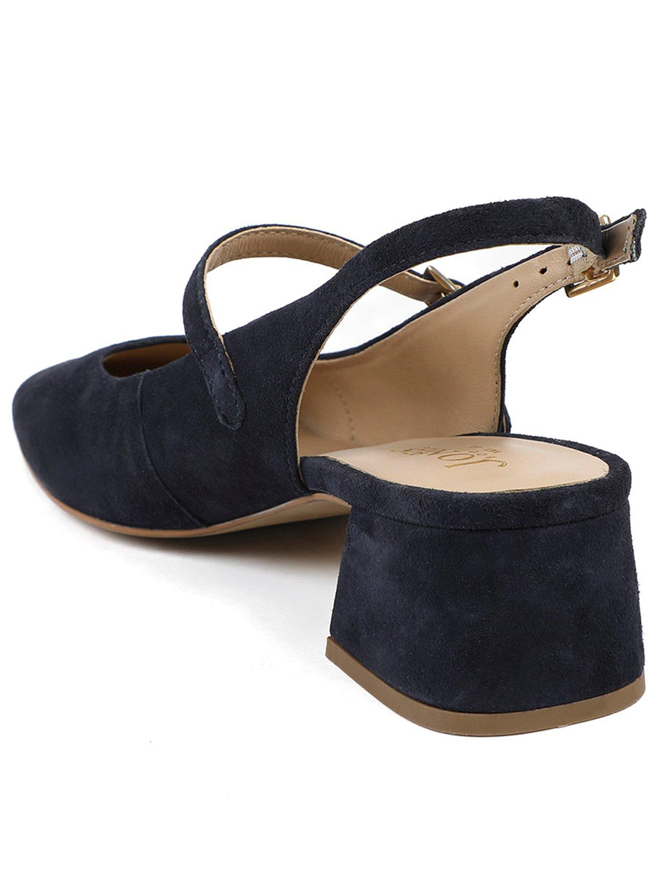 Image 3 of 6 of Jones Bootmaker Yamila Block Heel Mary Jane - Navy