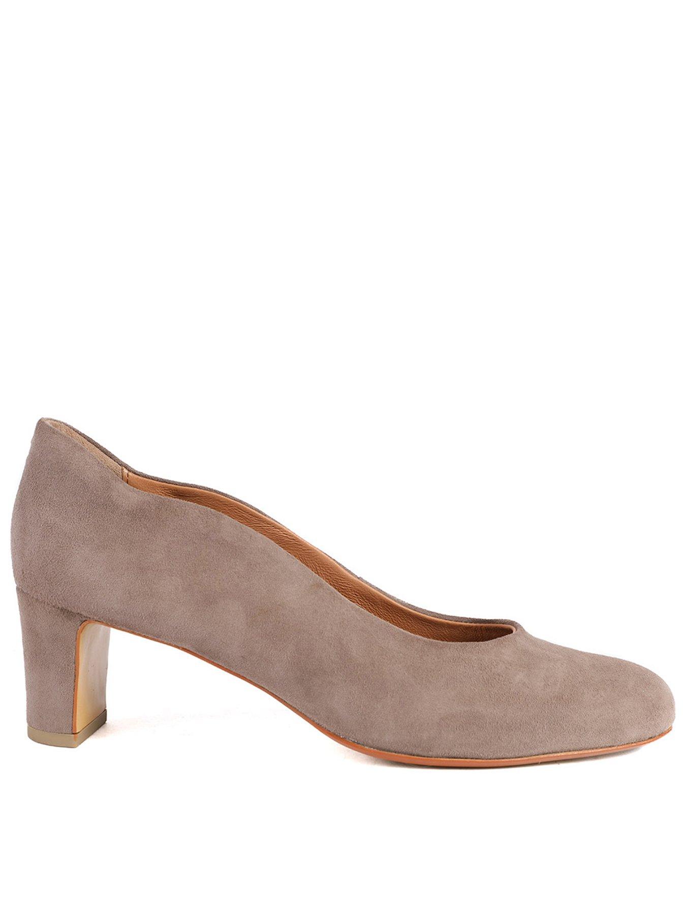 Jones Bootmaker Zoey Block Heel, Beige, Size 6.5, Women