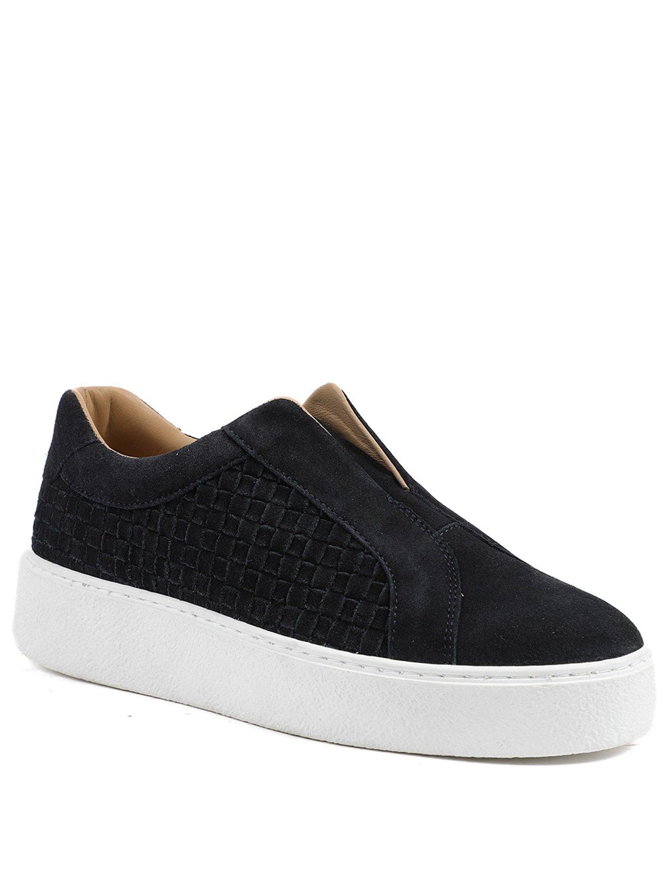 Image 2 of 4 of Jones Bootmaker Fernanda Slip On Trainer - Navy