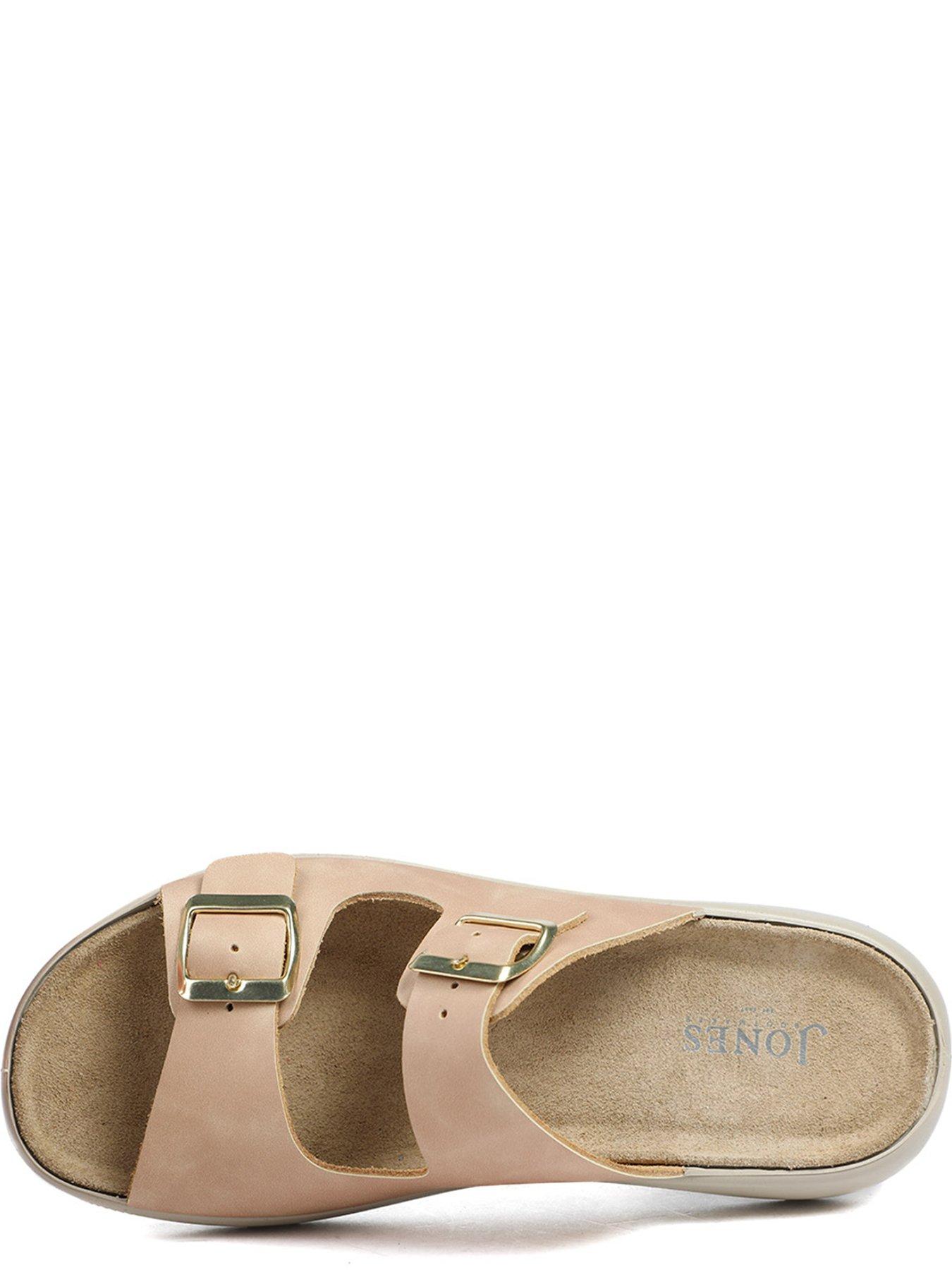 Image 4 of 5 of Jones Bootmaker Harlow Buckle Flat Sandal - Beige
