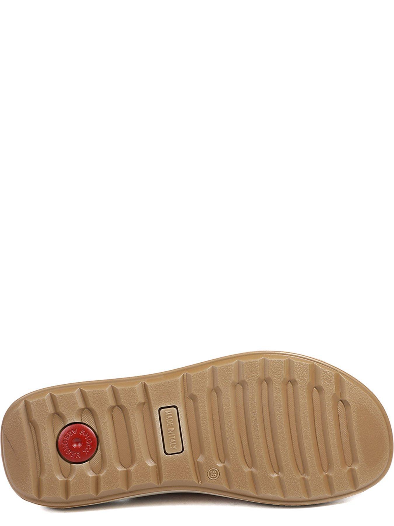 Image 5 of 5 of Jones Bootmaker Harlow Buckle Flat Sandal - Beige