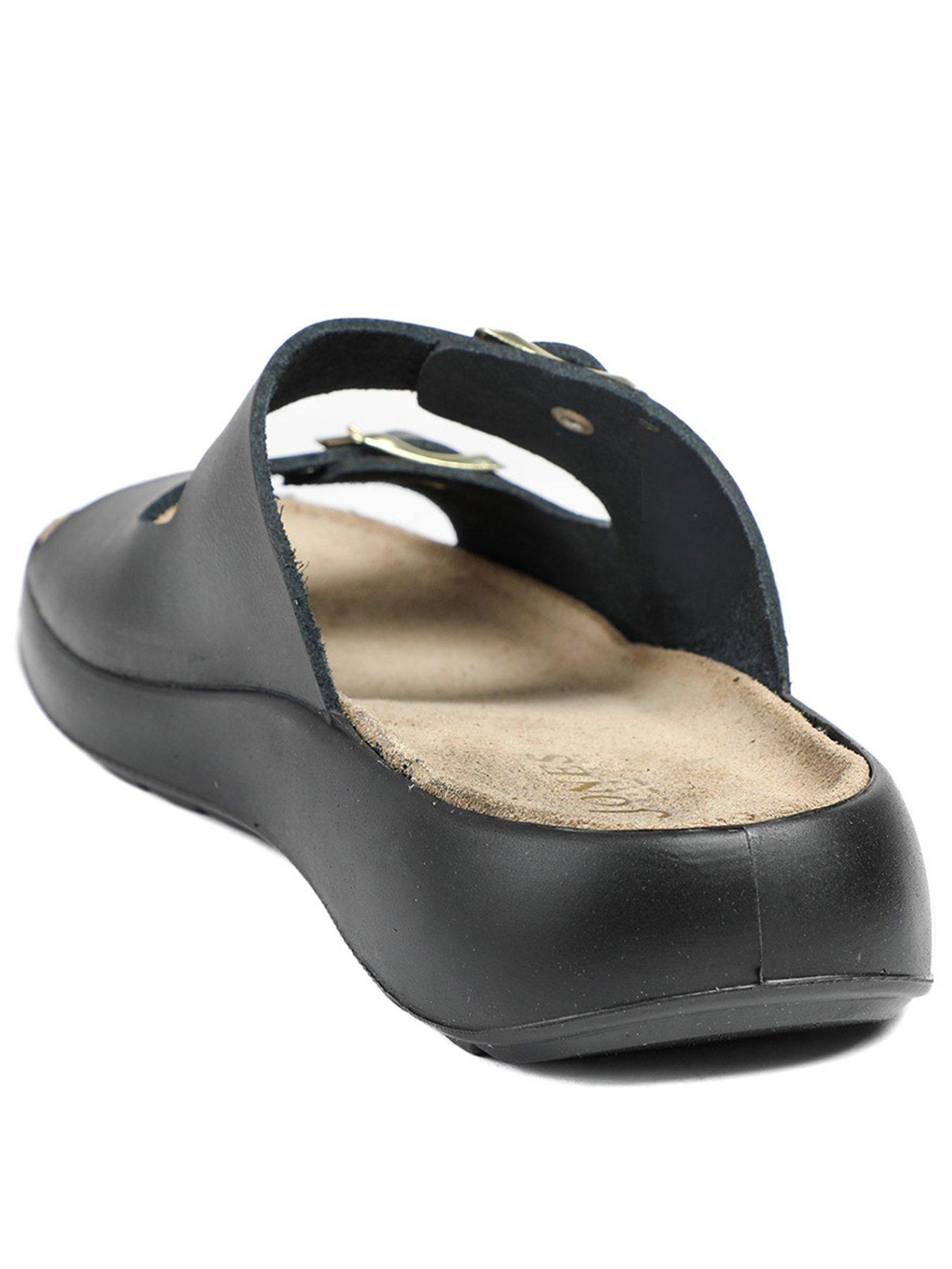 Image 3 of 5 of Jones Bootmaker Harlow Buckle Flat Sandal - Black