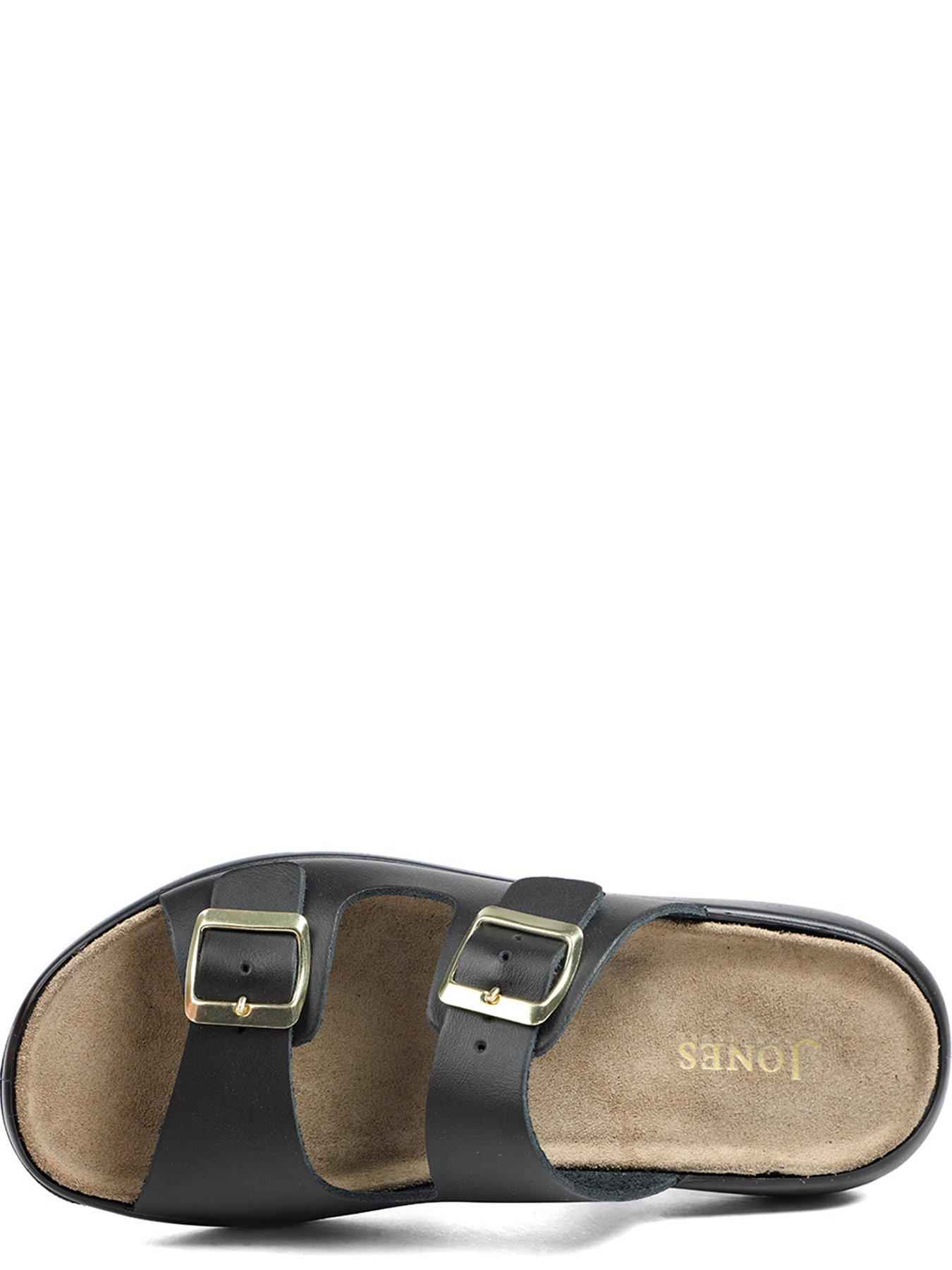 Image 4 of 5 of Jones Bootmaker Harlow Buckle Flat Sandal - Black