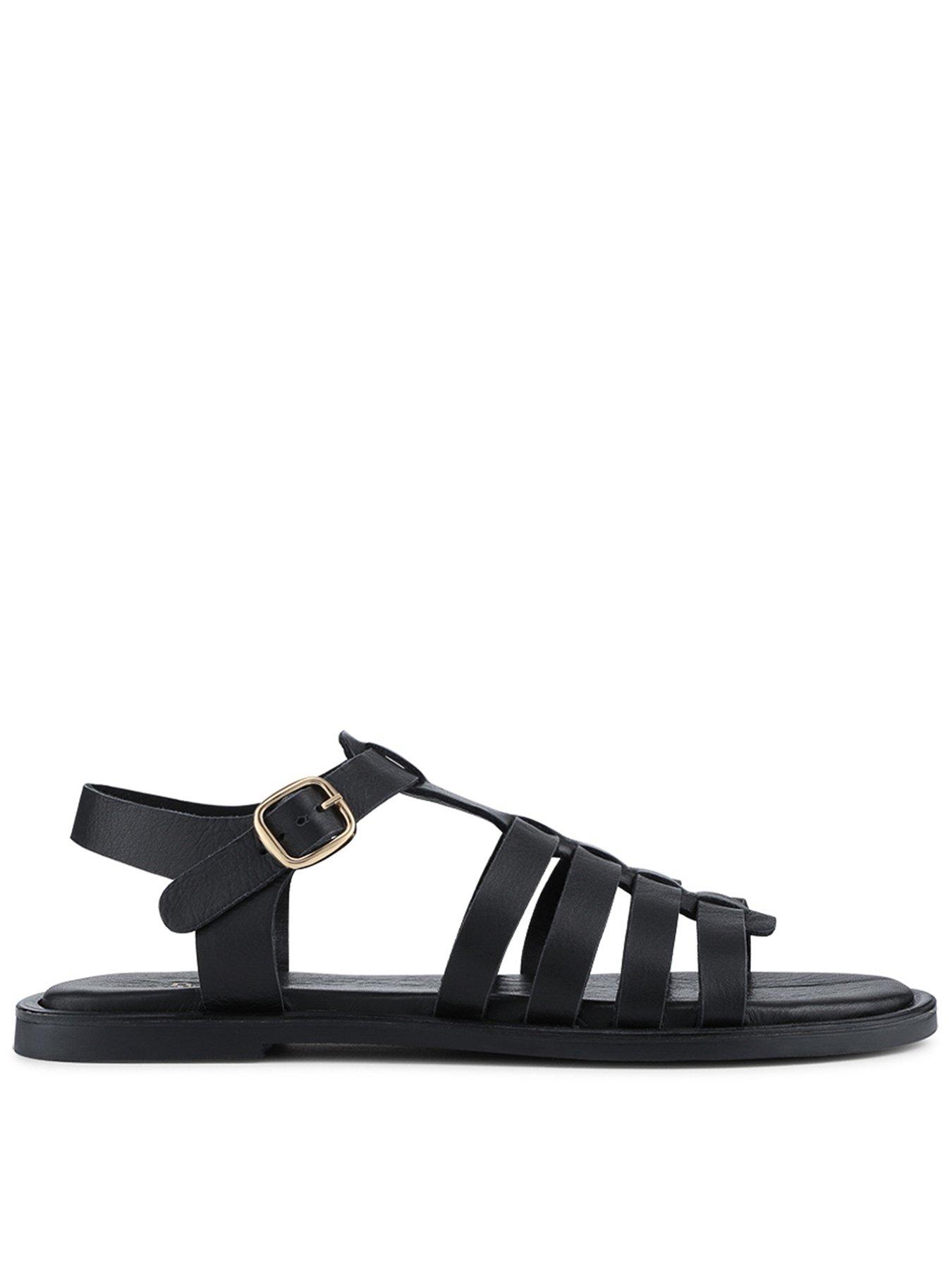 Jones Bootmaker Hera Gladiator Sandal - Black