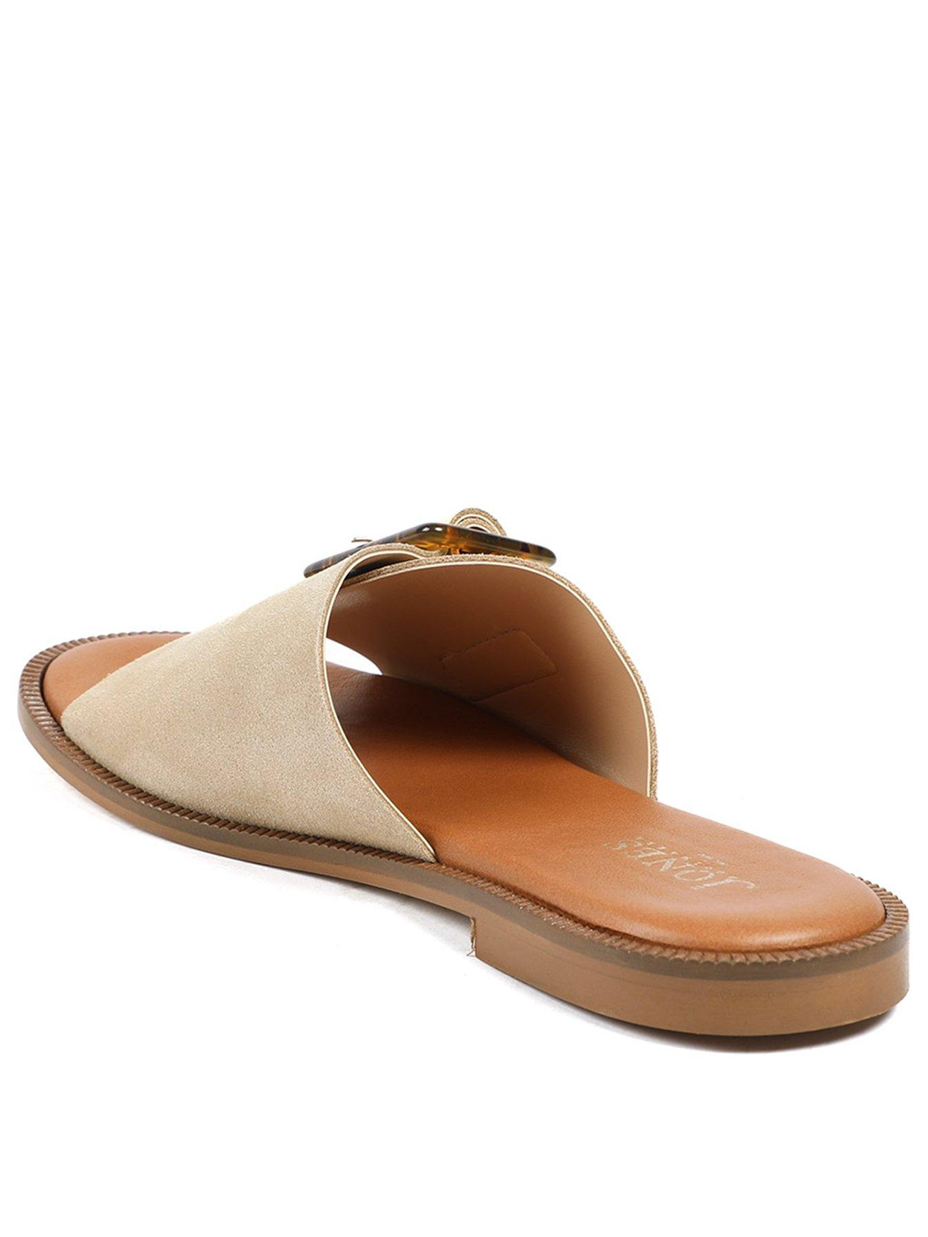 Image 3 of 5 of Jones Bootmaker Jasmyn Buckle Mule Slide - Beige