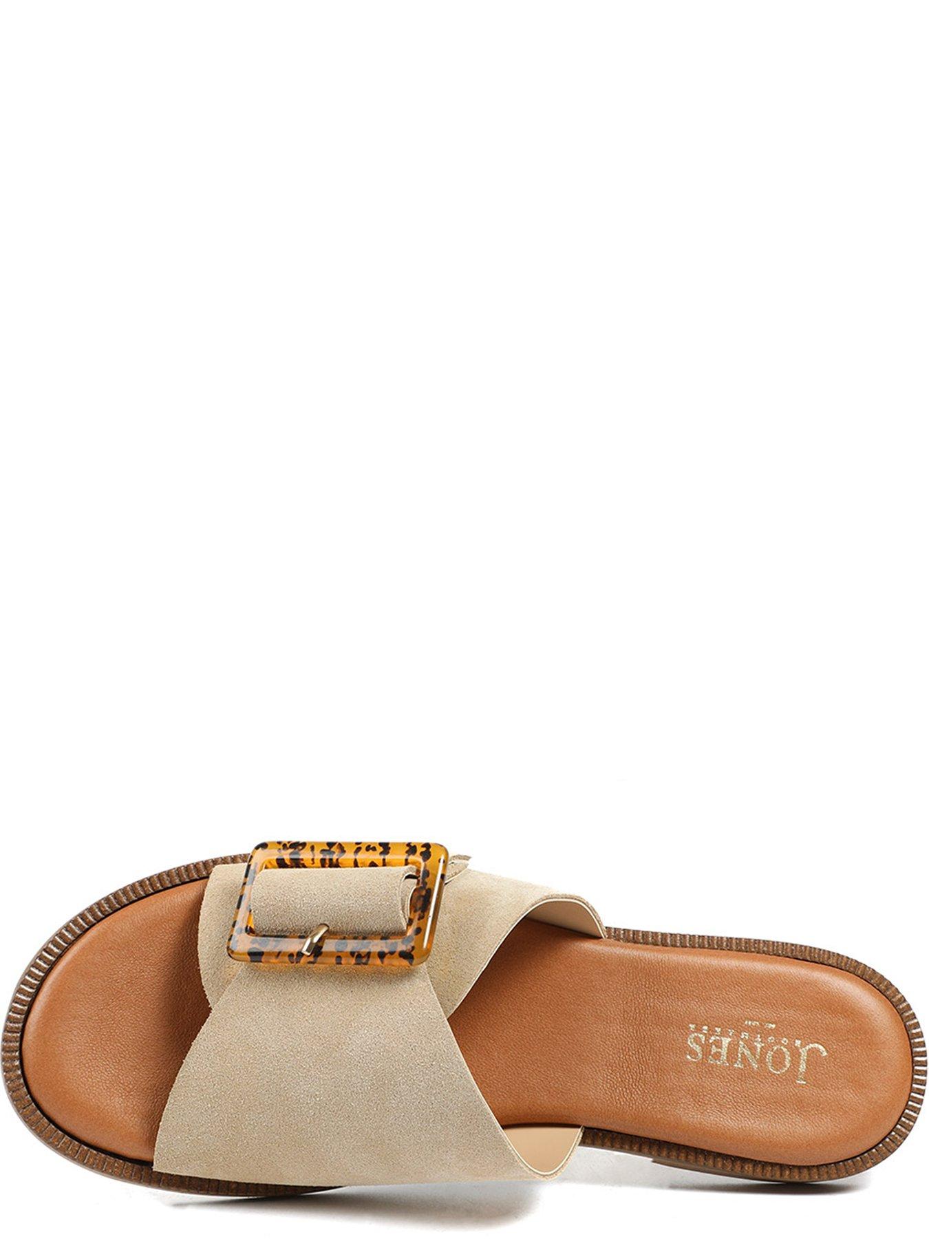 Image 4 of 5 of Jones Bootmaker Jasmyn Buckle Mule Slide - Beige