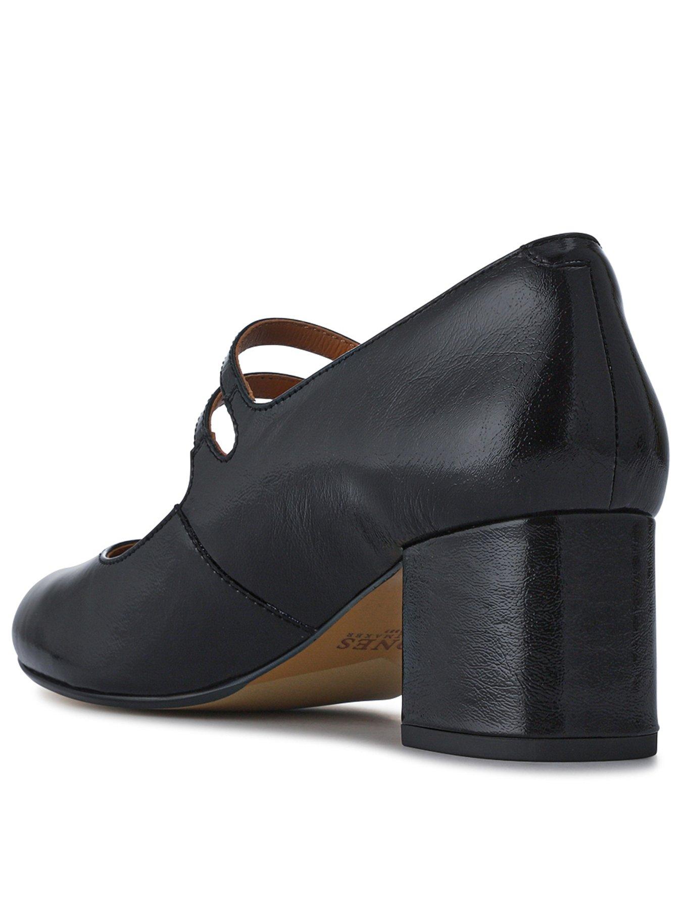 Jones Bootmaker Wide Fit Xanthi Double Strap Mary Jane - Black | Very
