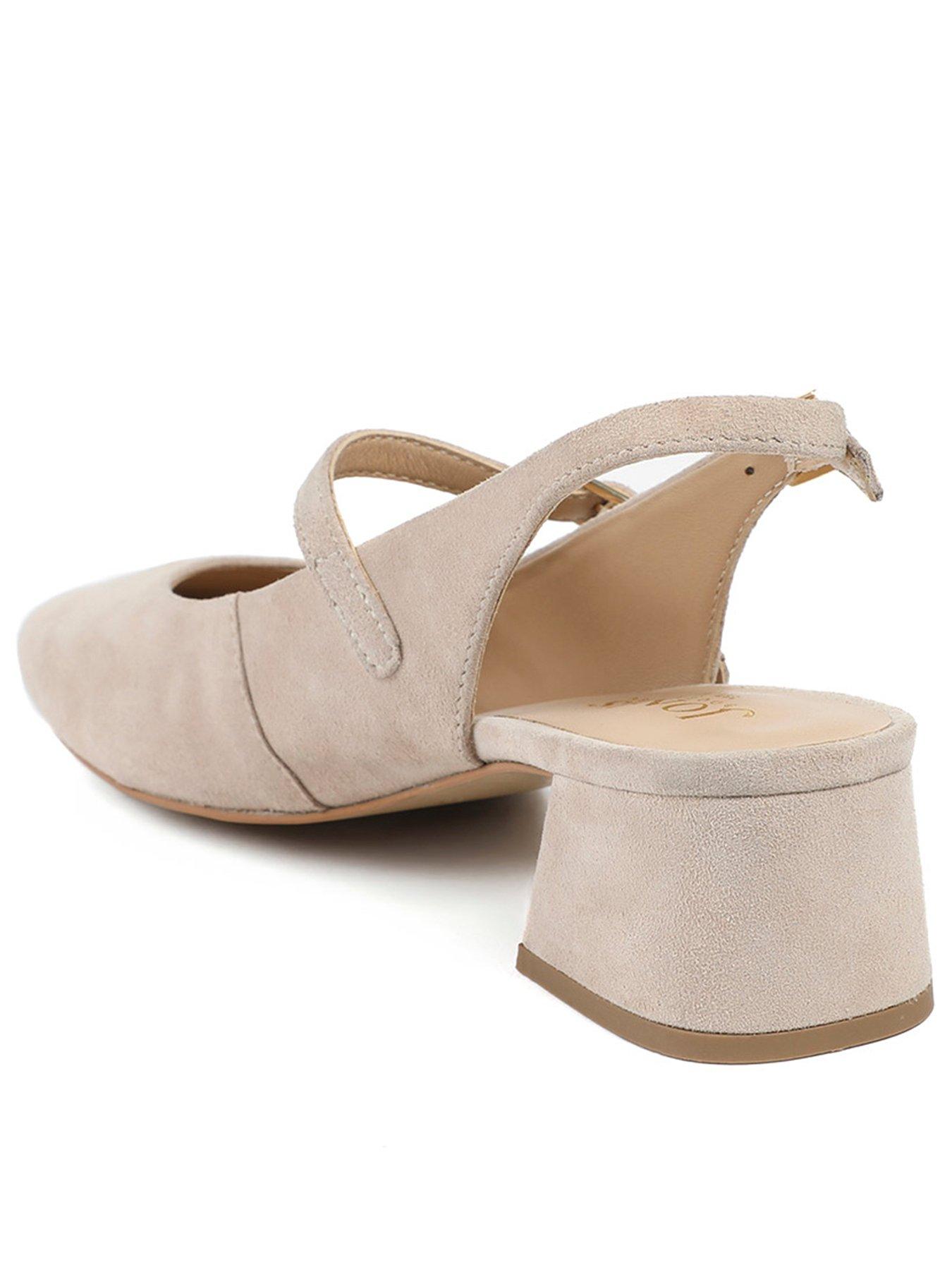 Image 3 of 6 of Jones Bootmaker Yamila Block Heel Mary Jane - Beige