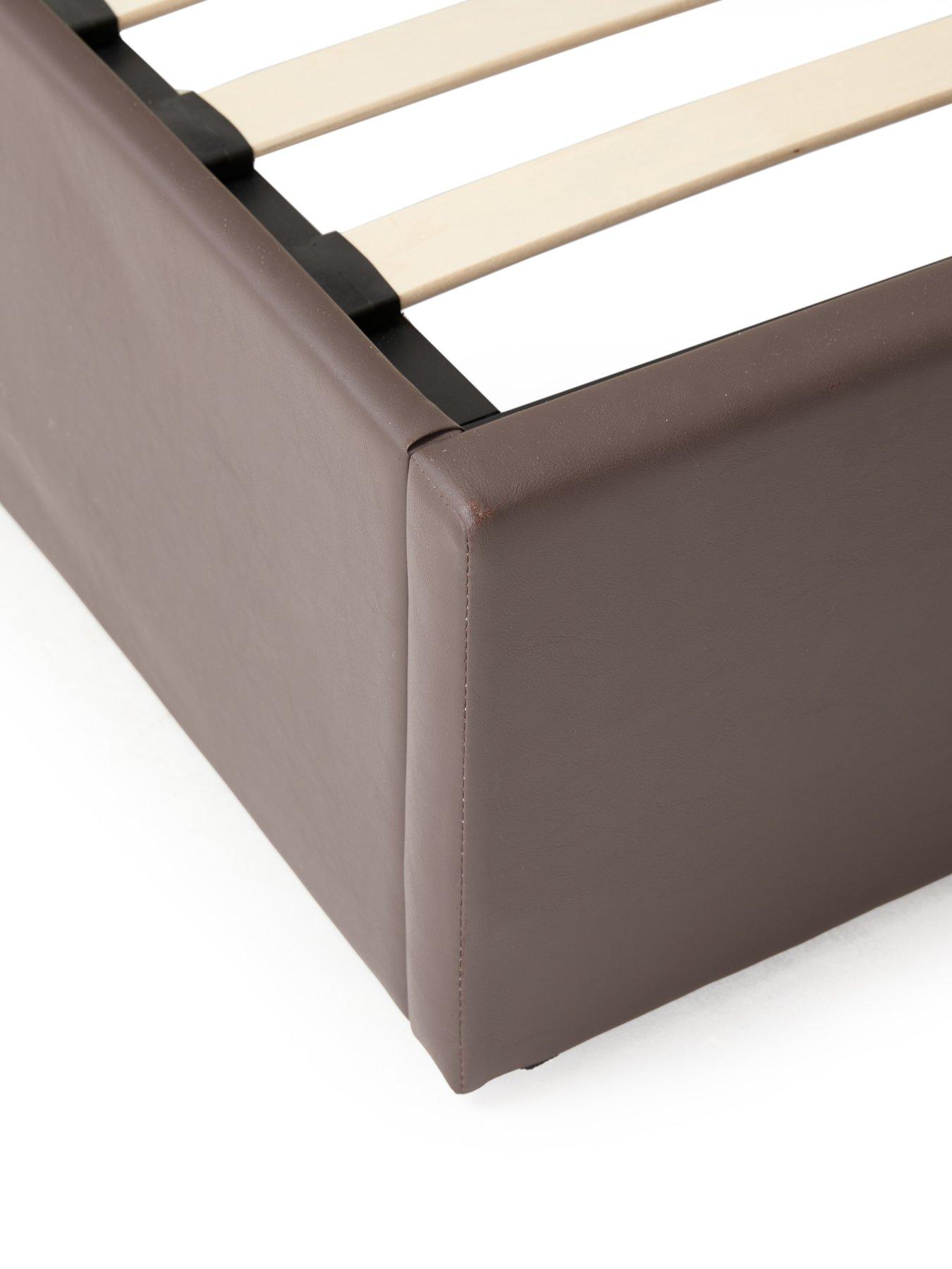 Image 5 of 7 of The Very Collection Marston Faux Leather End Lift Up Bed with Mattress Options (Buy &amp; SAVE!)&nbsp;- Chocolate -&nbsp;FSC&reg; Certified