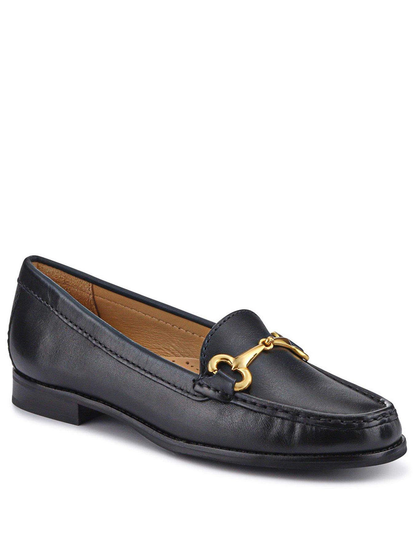 Image 2 of 6 of Jones Bootmaker Wide Fit Lorella Patent Loafer - Black