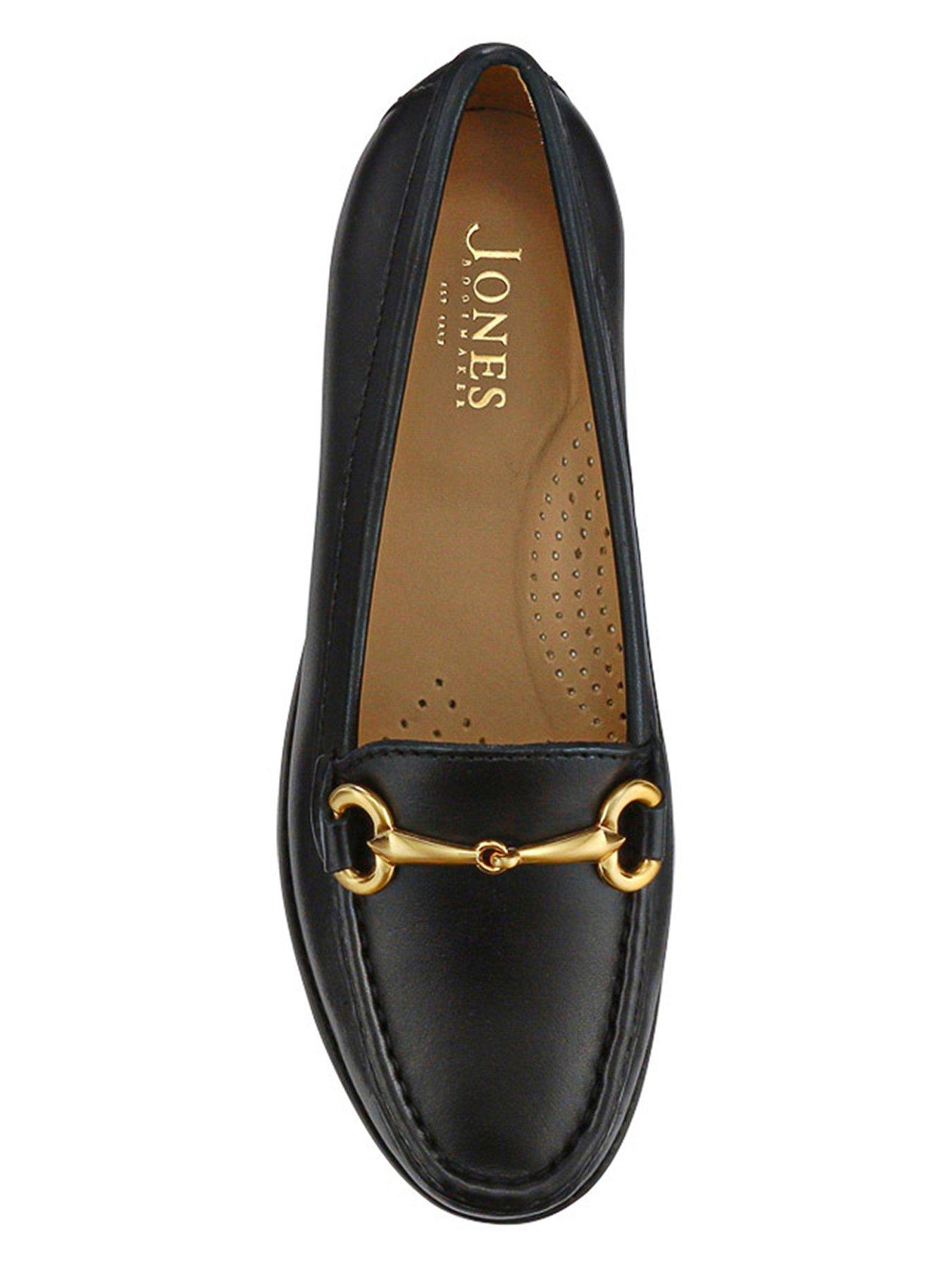 Image 4 of 6 of Jones Bootmaker Wide Fit Lorella Patent Loafer - Black