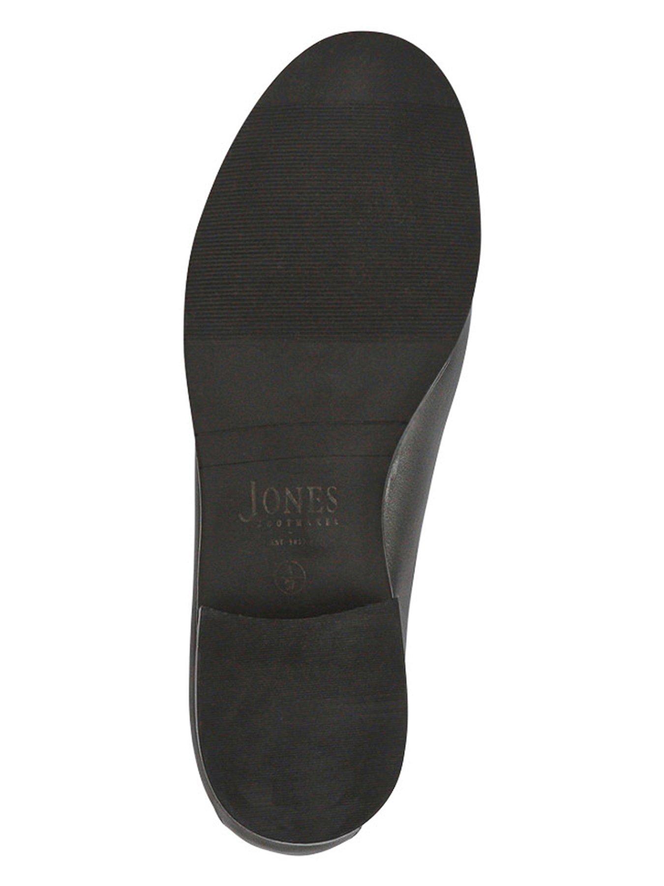 Image 5 of 6 of Jones Bootmaker Wide Fit Lorella Patent Loafer - Black