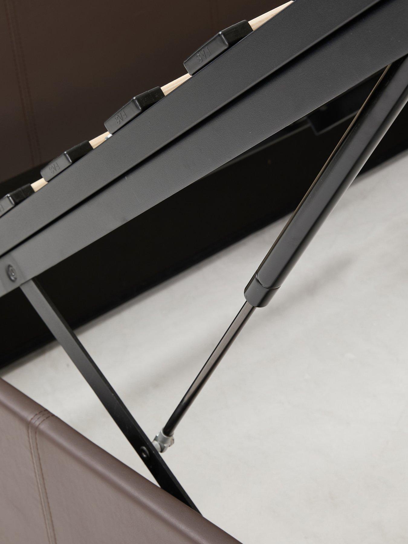 Image 7 of 7 of The Very Collection Marston Faux Leather Side Lift Up Bed with Mattress Options (Buy &amp; SAVE!) - Chocolate -&nbsp;FSC&reg; Certified