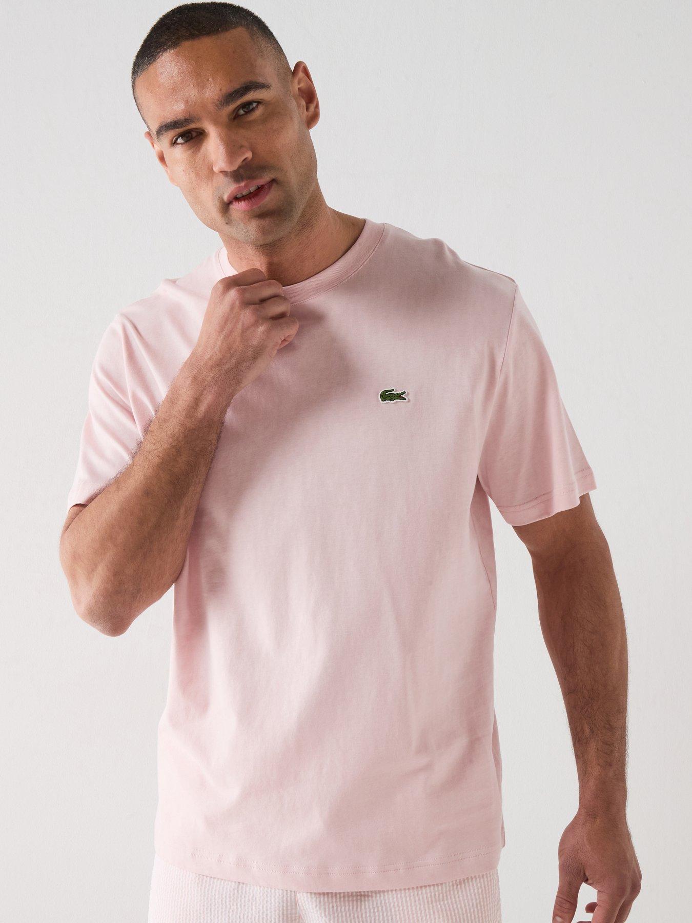 Lacoste Lacoste Mid Weight Cotton T-shirt - Light Pink