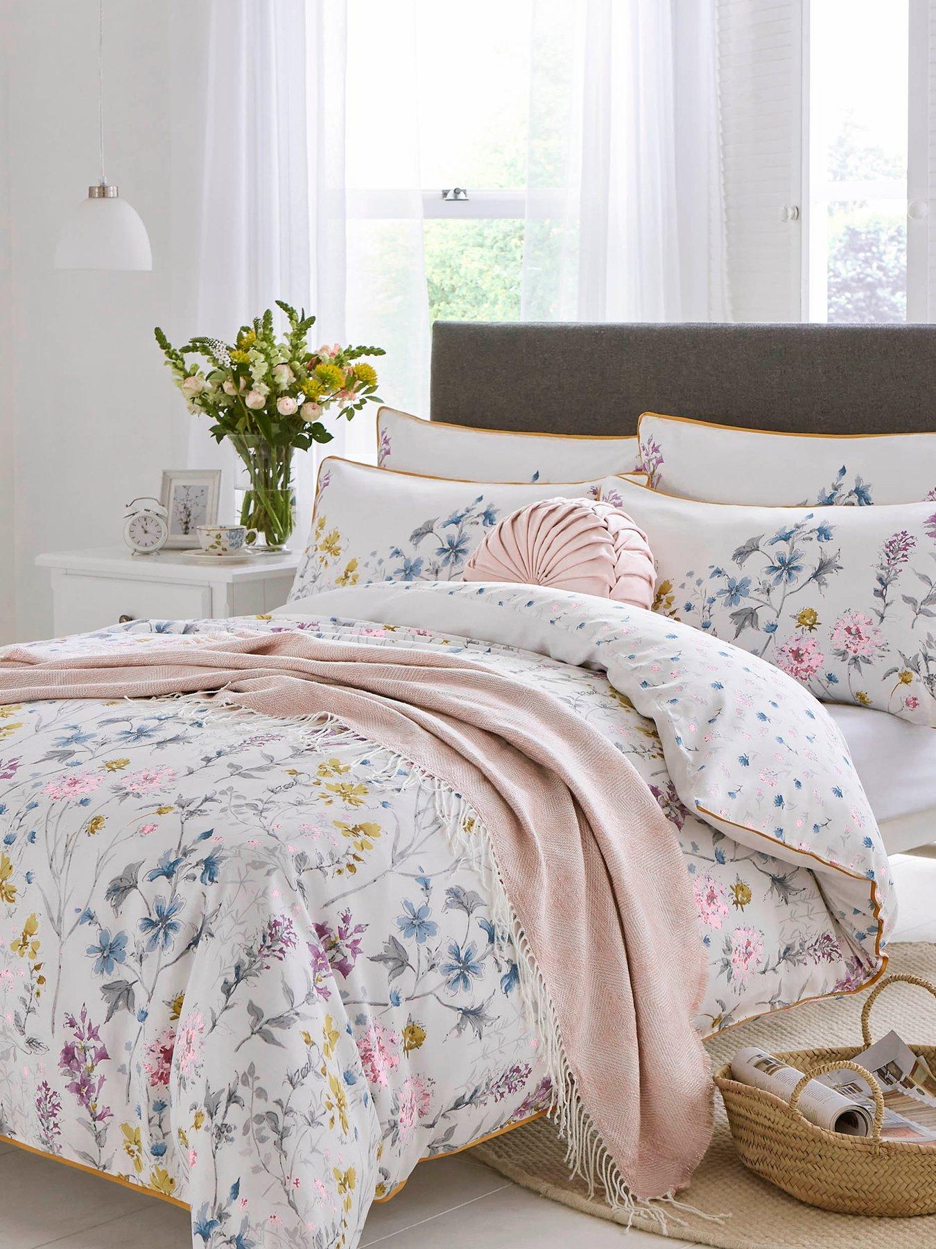 Laura Ashley Wild Meadow Standard Pillowcase Pair 50Cm X 75Cm Multi