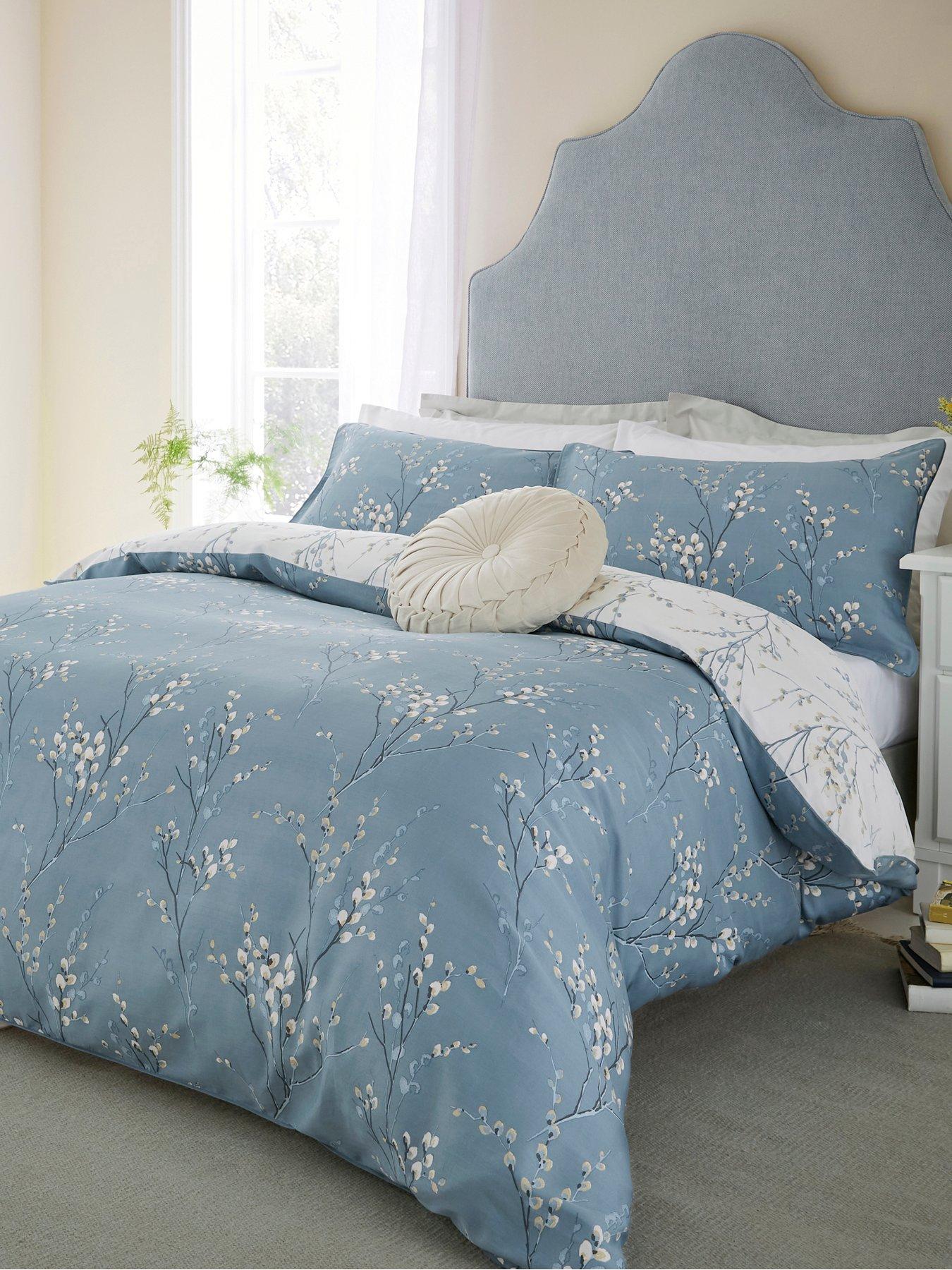 Laura Ashley Pussy Willow Standard Pillowcase Pair 50Cm X 75Cm Seaspray