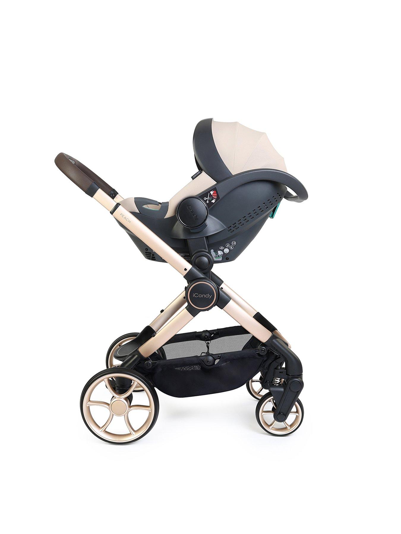 Image 3 of 8 of iCandy Peach 8 Editions Travel System with Sandstone Cocoon 360 - Biscotti