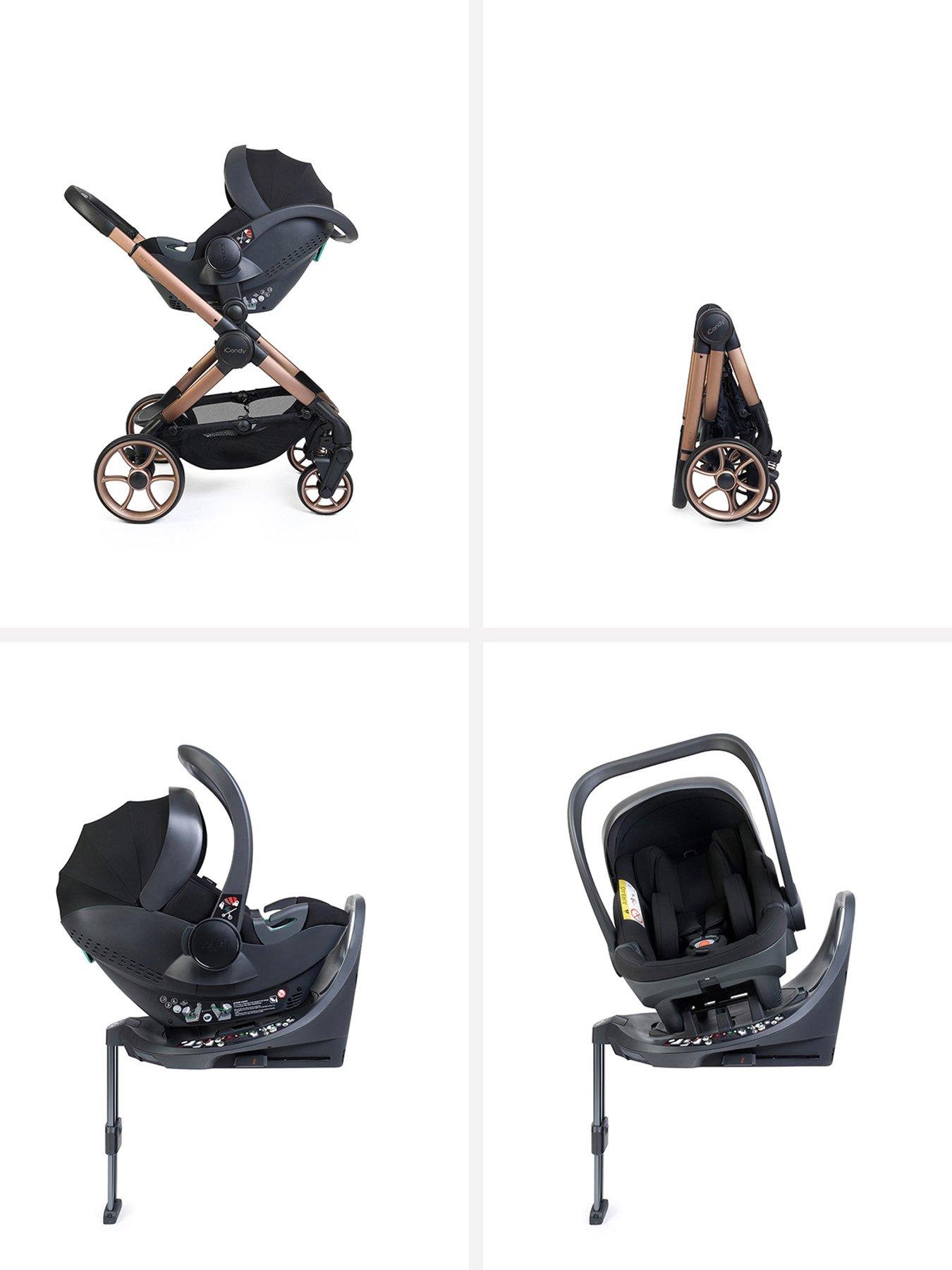 Image 3 of 8 of iCandy Peach 8 Editions Travel System with Black Cocoon 360 - Pecan