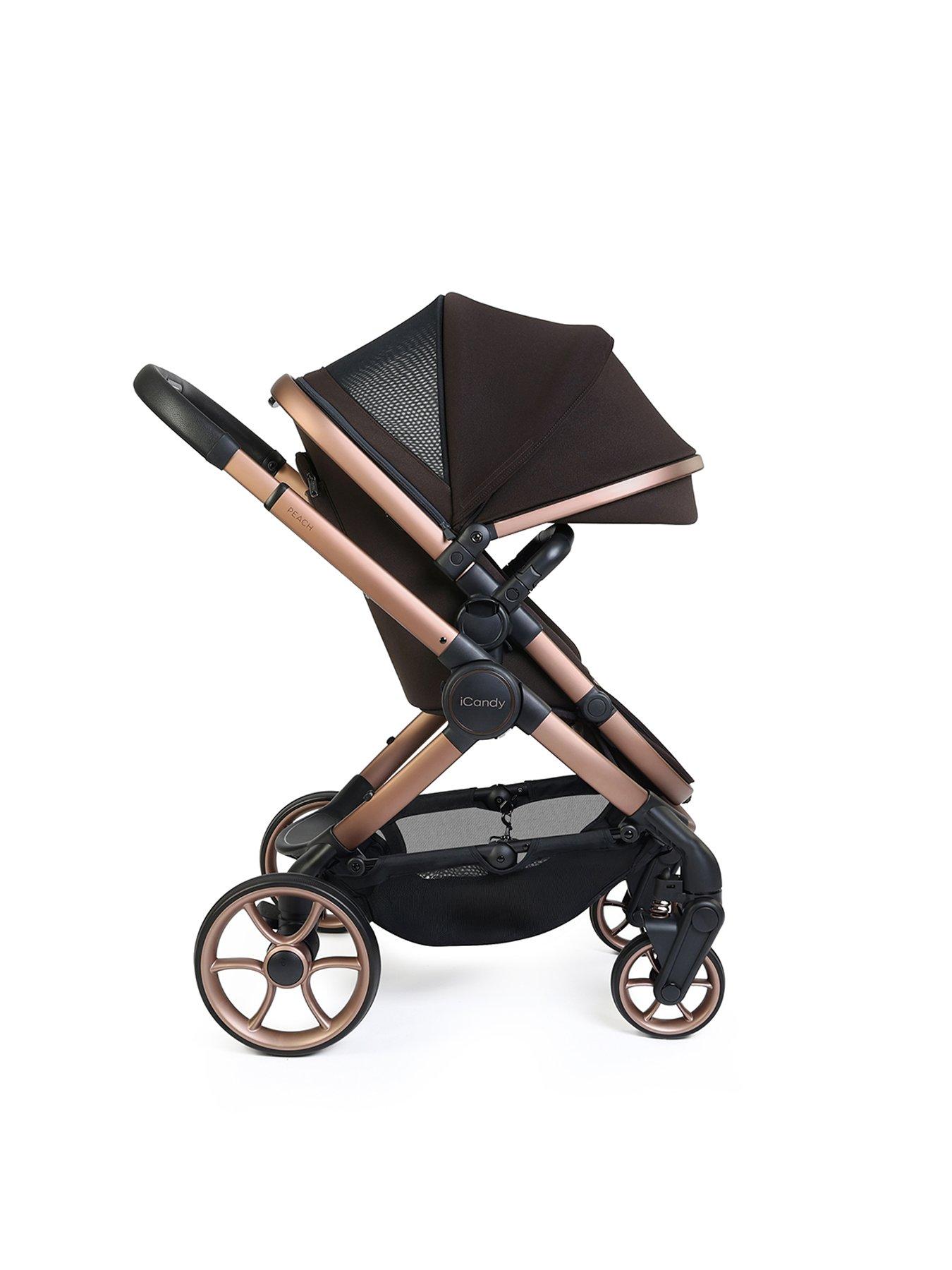 Image 5 of 8 of iCandy Peach 8 Editions Travel System with Black Cocoon 360 - Pecan