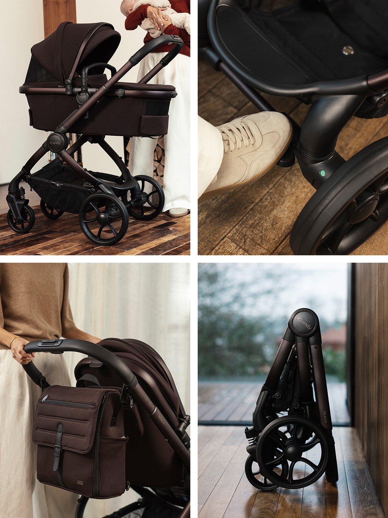 Image 7 of 8 of iCandy Peach 8 Editions Travel System with Black Cocoon 360 - Pecan