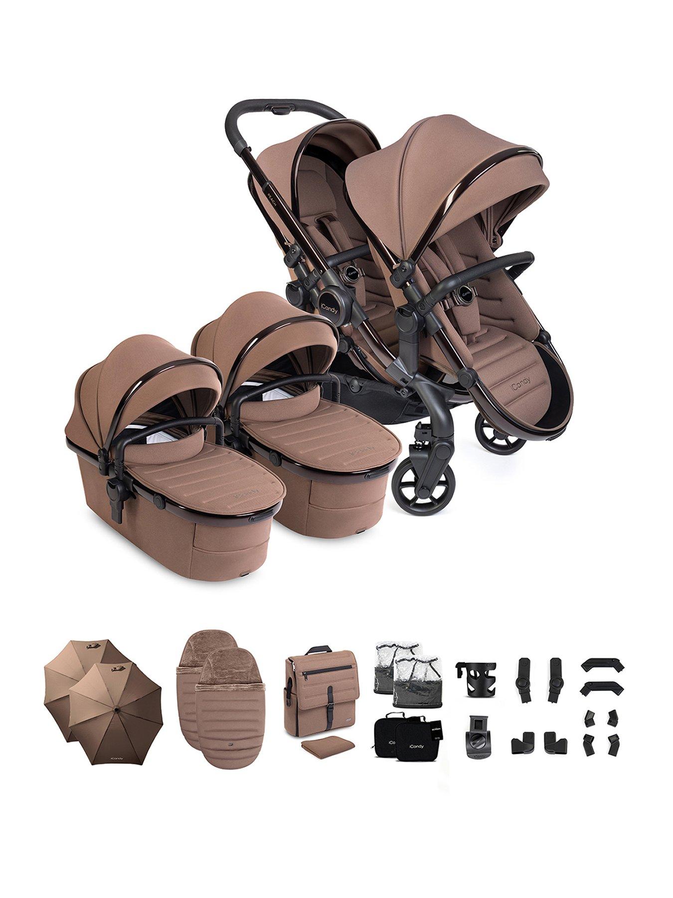 Image 1 of 4 of iCandy Peach 8 Twin Complete Pushchair Editions Bundle - Coco