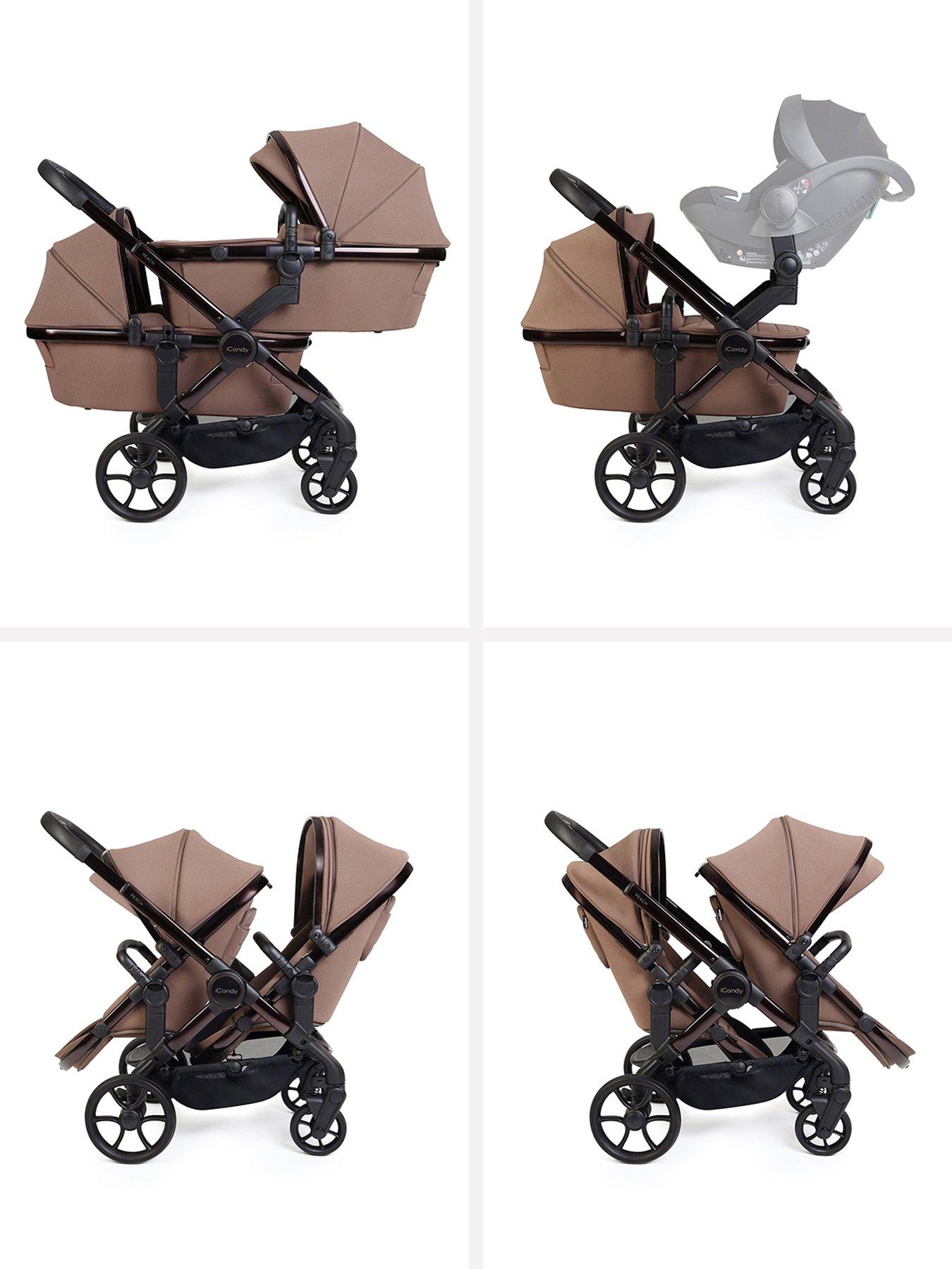 Image 2 of 4 of iCandy Peach 8 Twin Complete Pushchair Editions Bundle - Coco