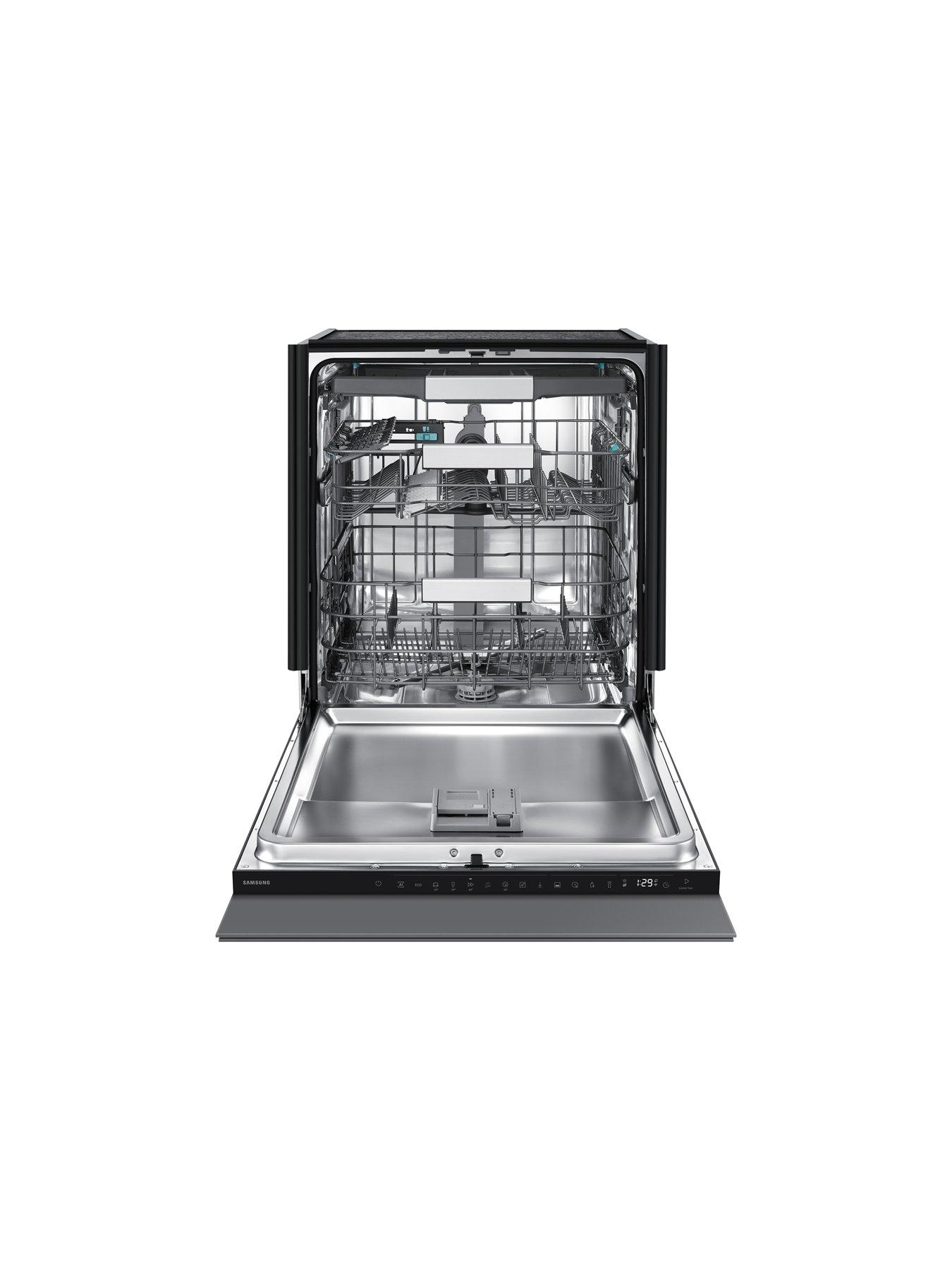 Image 2 of 7 of Samsung Series 8 WaterJet Clean&trade; DW80H77JAI0U4 14 Place Setting Smart Integrated Dishwasher -&nbsp;Dark Grey