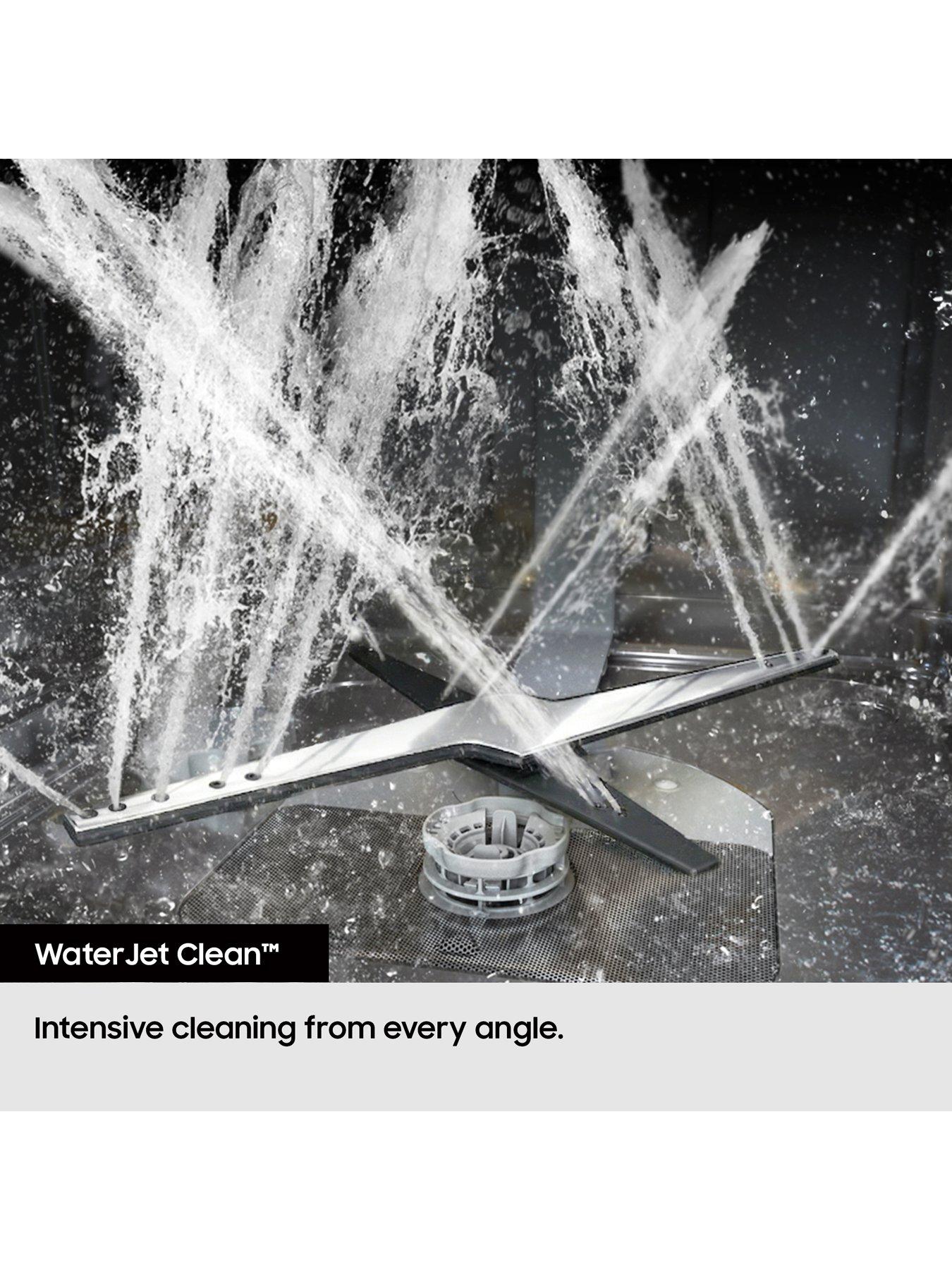 Image 3 of 7 of Samsung Series 8 WaterJet Clean&trade; DW80H77JAI0U4 14 Place Setting Smart Integrated Dishwasher -&nbsp;Dark Grey