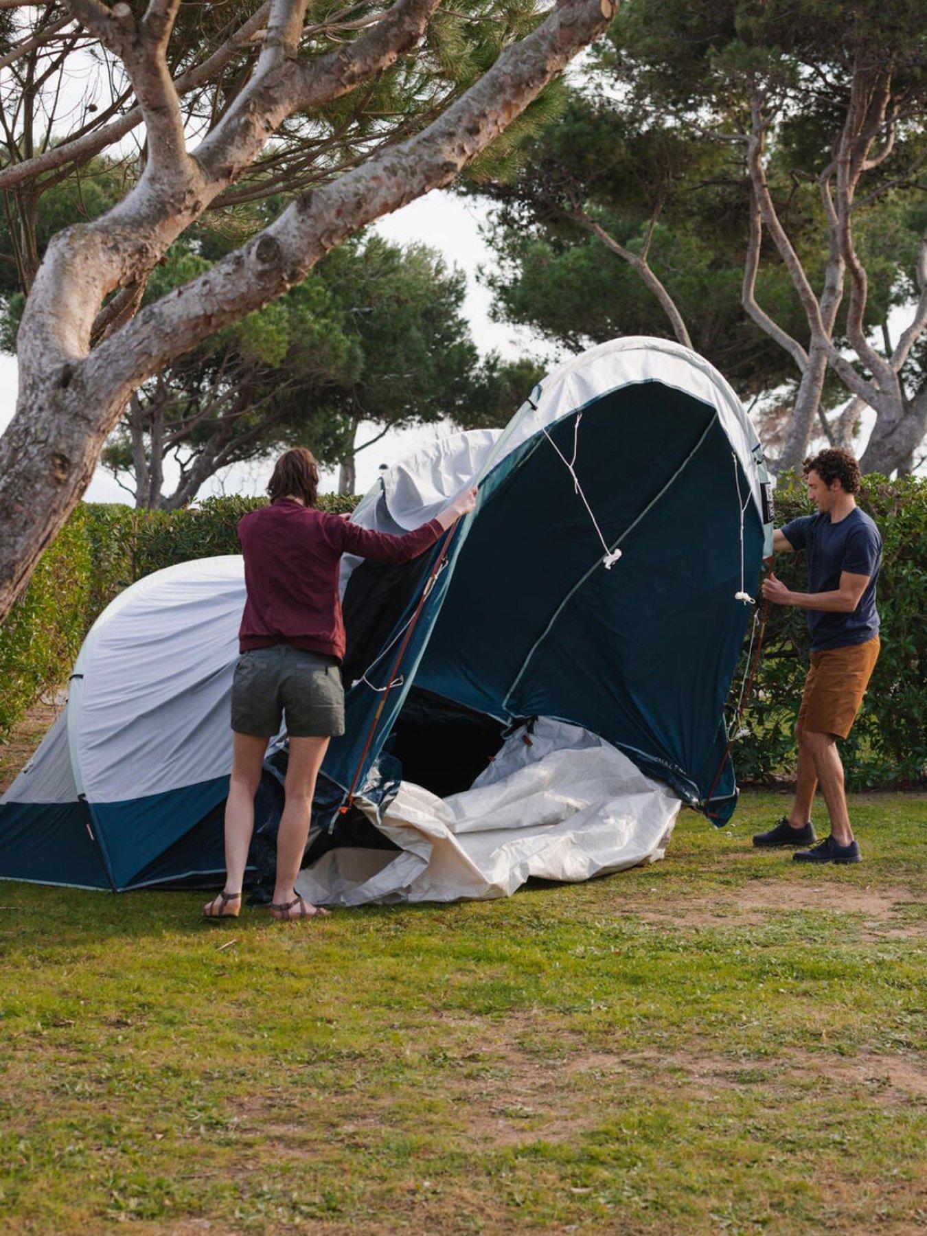 Image 2 of 7 of Decathlon Tent Arpenaz 4.1 Fresh &amp; Black