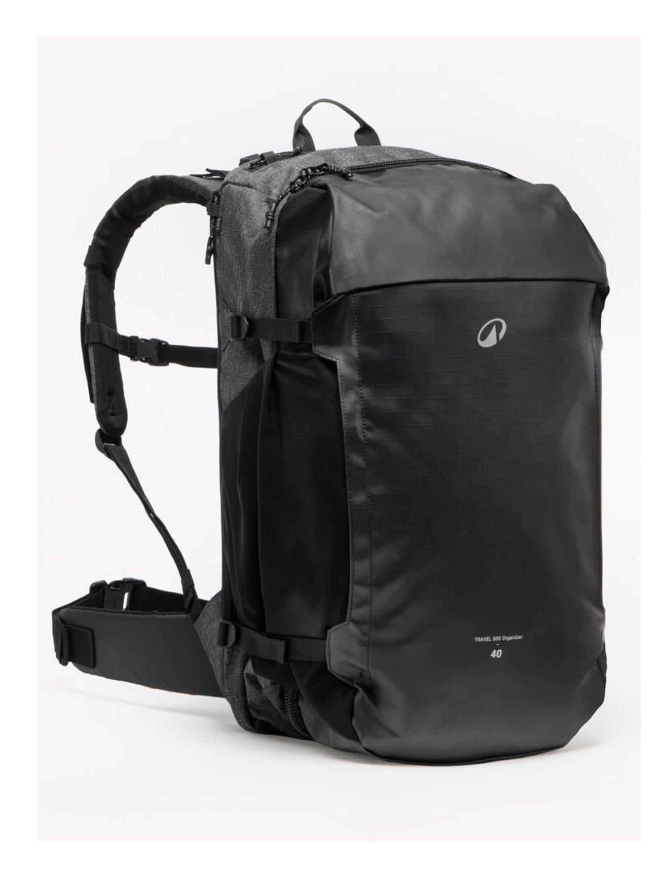 Decathlon Travel 500 40L Organizer Backpack Black