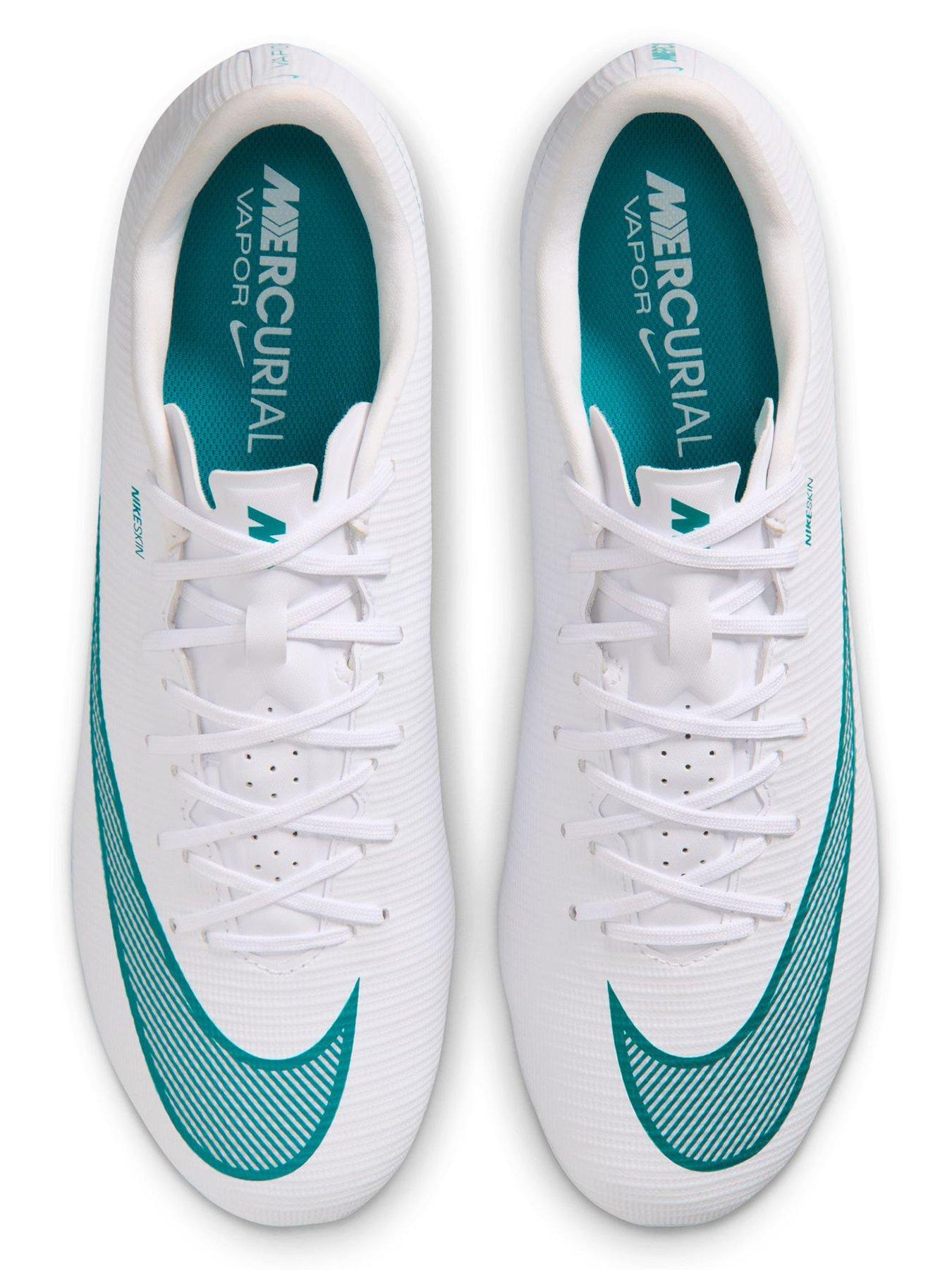 Image 4 of 7 of Nike Mens Vapor 17 Academy Firm/Multi Ground Football Boots - White/Dusty Cactus