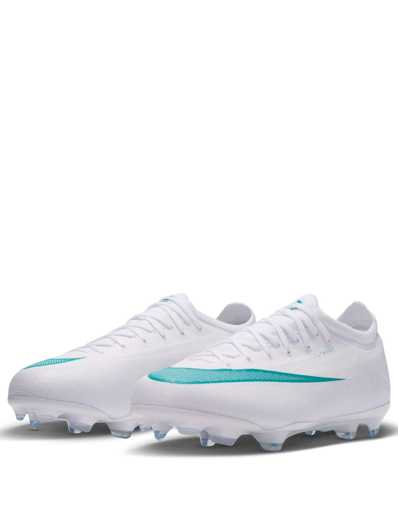Image 2 of 7 of Nike Junior Vapor 17 Pro Firm Ground Football Boots - White/Dusty Cactus