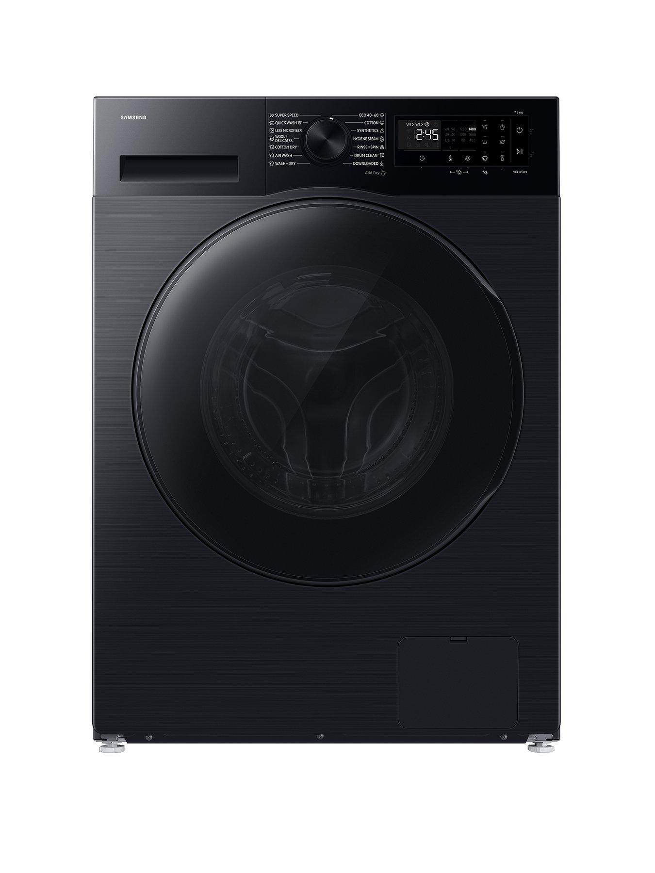 Samsung Series 5 AI Energy WD90HG5U34BBEU 9kg Wash, 6kg Dry, 1400rpm Spin Wifi Connected Washer Dryer - A Rated - Black