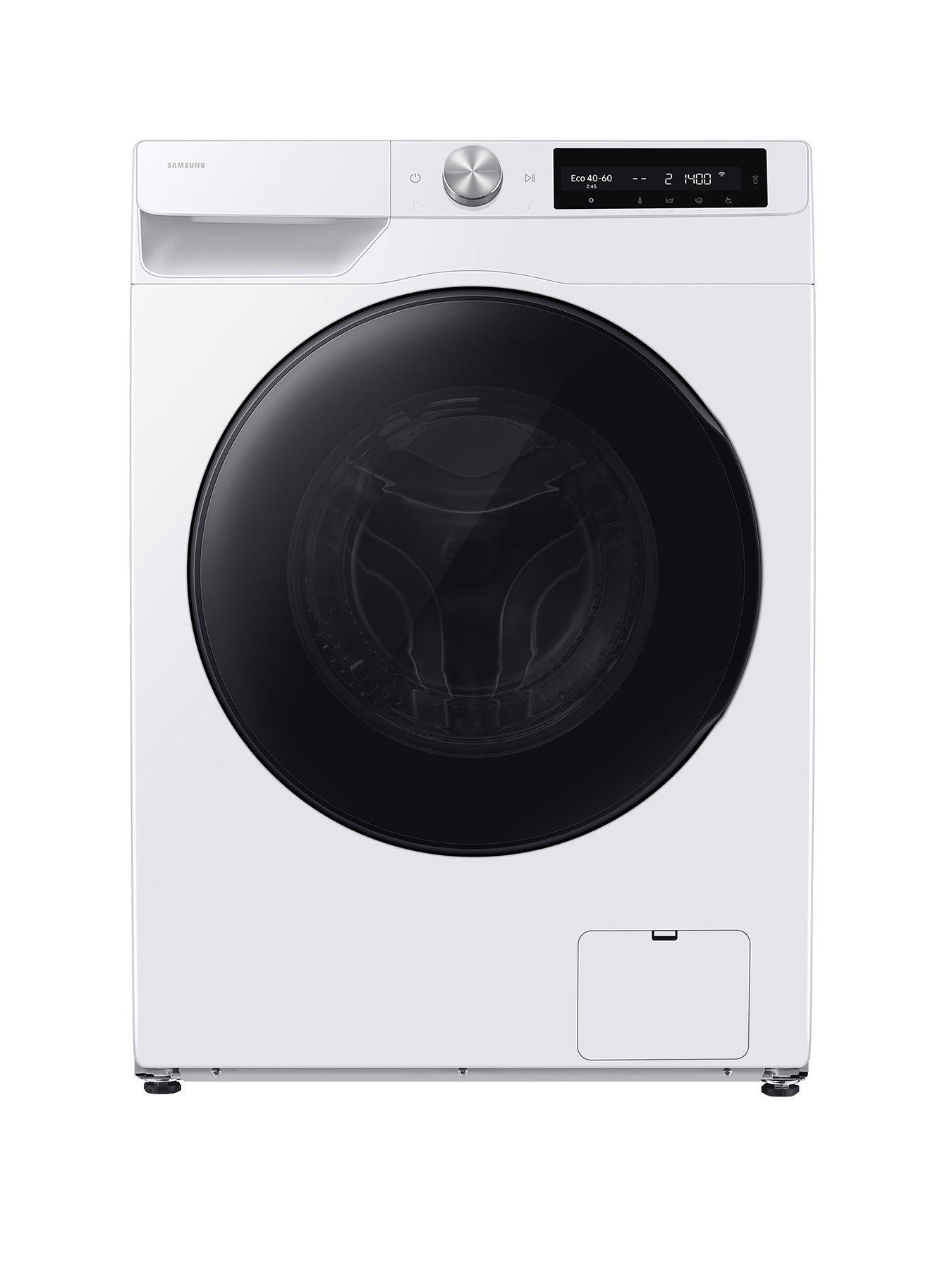 Image 1 of 7 of Samsung Series 5 AI Energy WD10HG6U34BEU1 10kg Wash, 6kg Dry, Spin 1400rpm&nbsp;Smart Washer Dryer -&nbsp;White