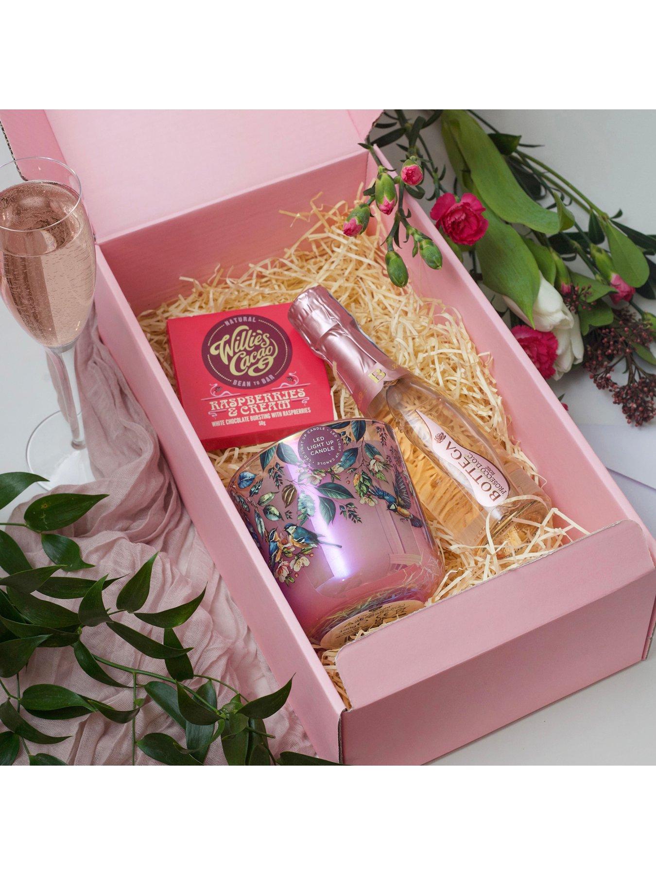 Image 2 of 3 of Funky Hampers Pink Glow & Prosecco Gift Box