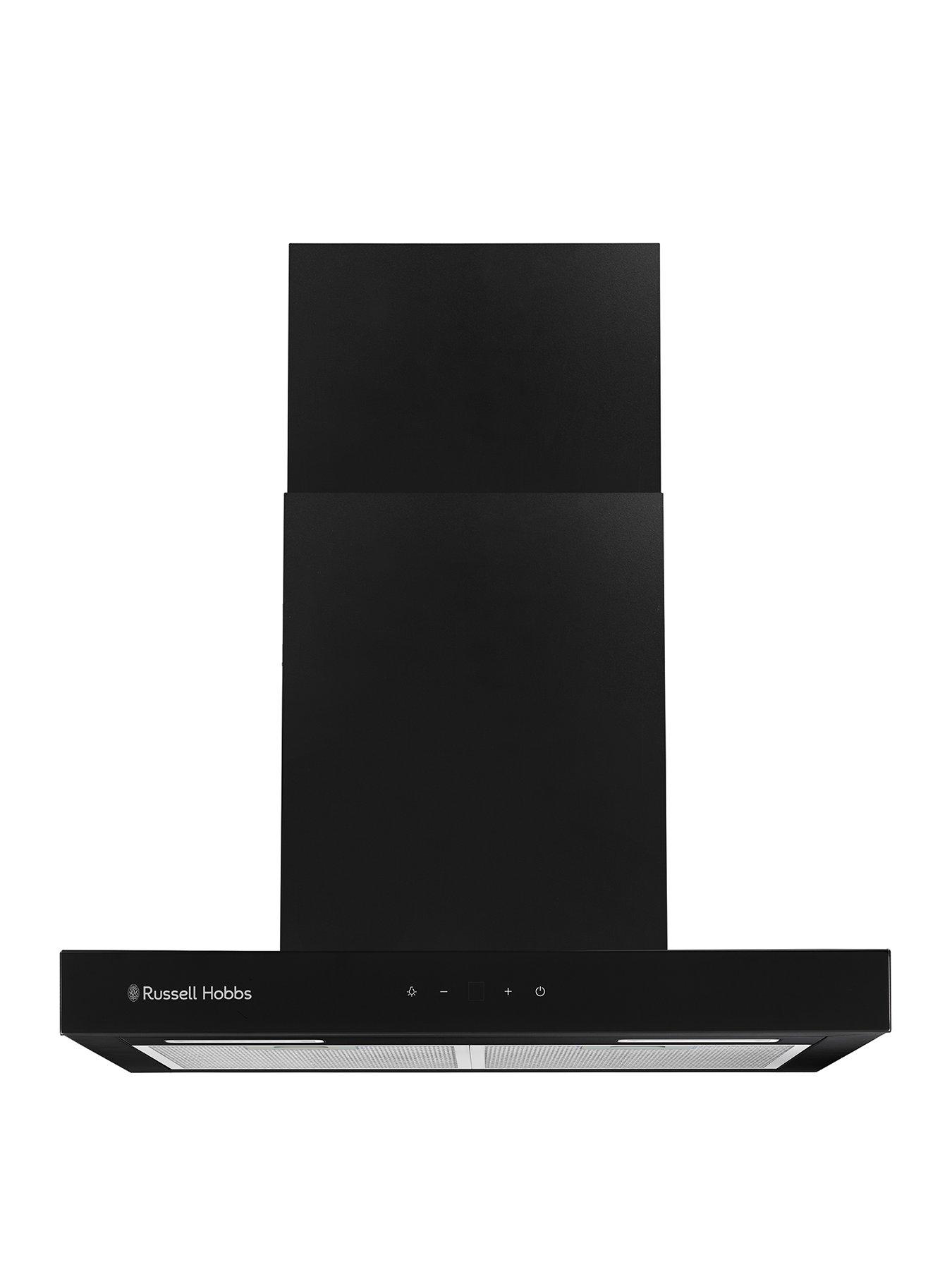 Russell Hobbs RHGCH603B 90cm T-Shaped Chimney Cooker Hood - Black