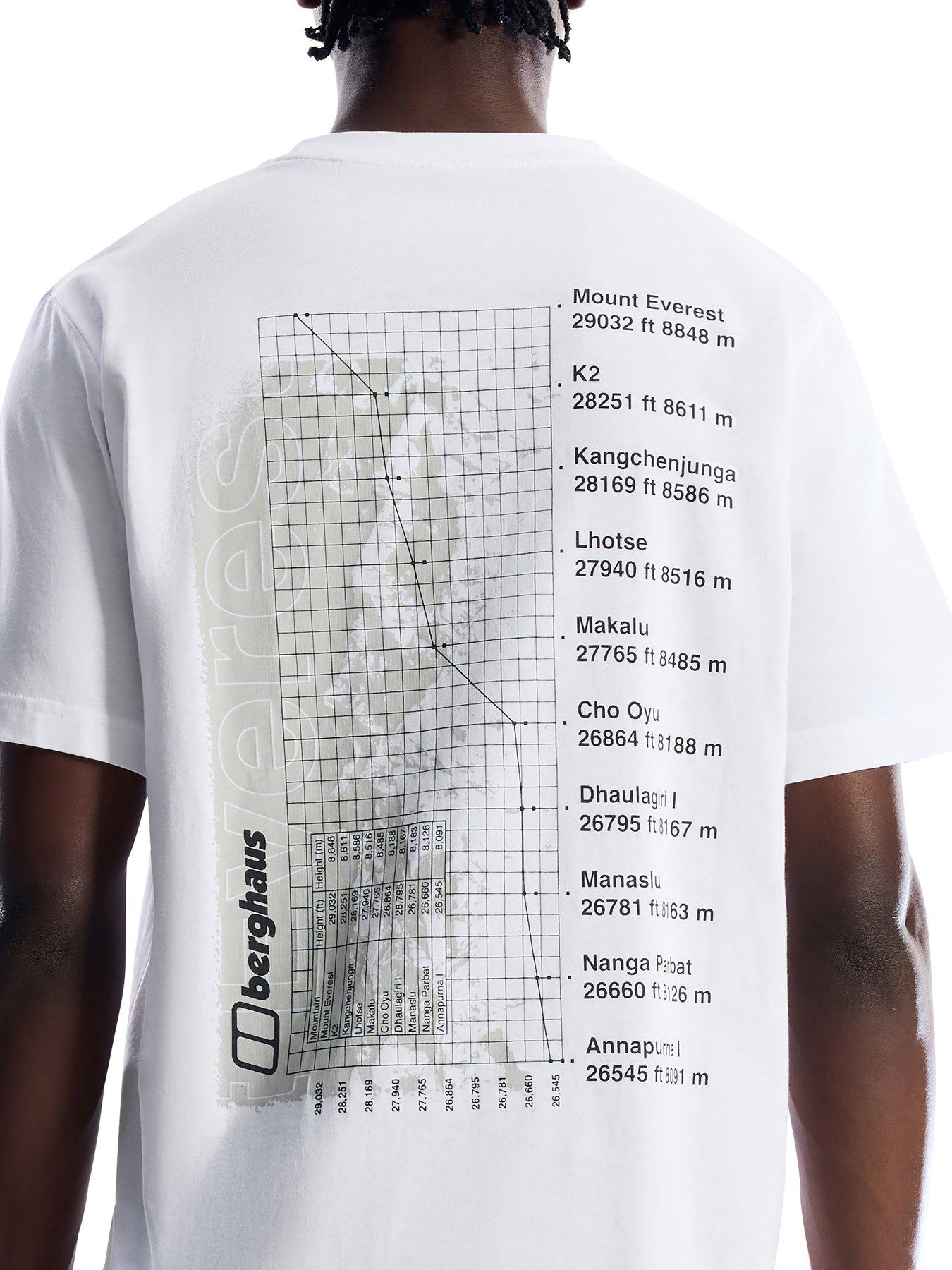Berghaus Mens Mount 10 Essential Graphic T-Shirt, White, Size Xl, Men - Image 4