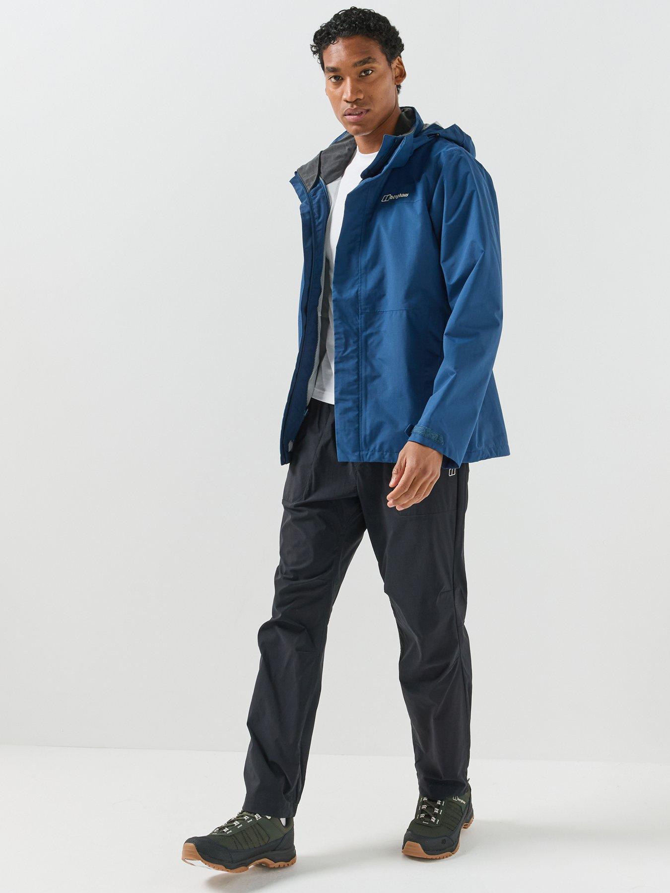 Image 3 of 6 of Berghaus Mens Hillwalker 2.0 Waterproof Hooded Side Pocket Jacket - Blue