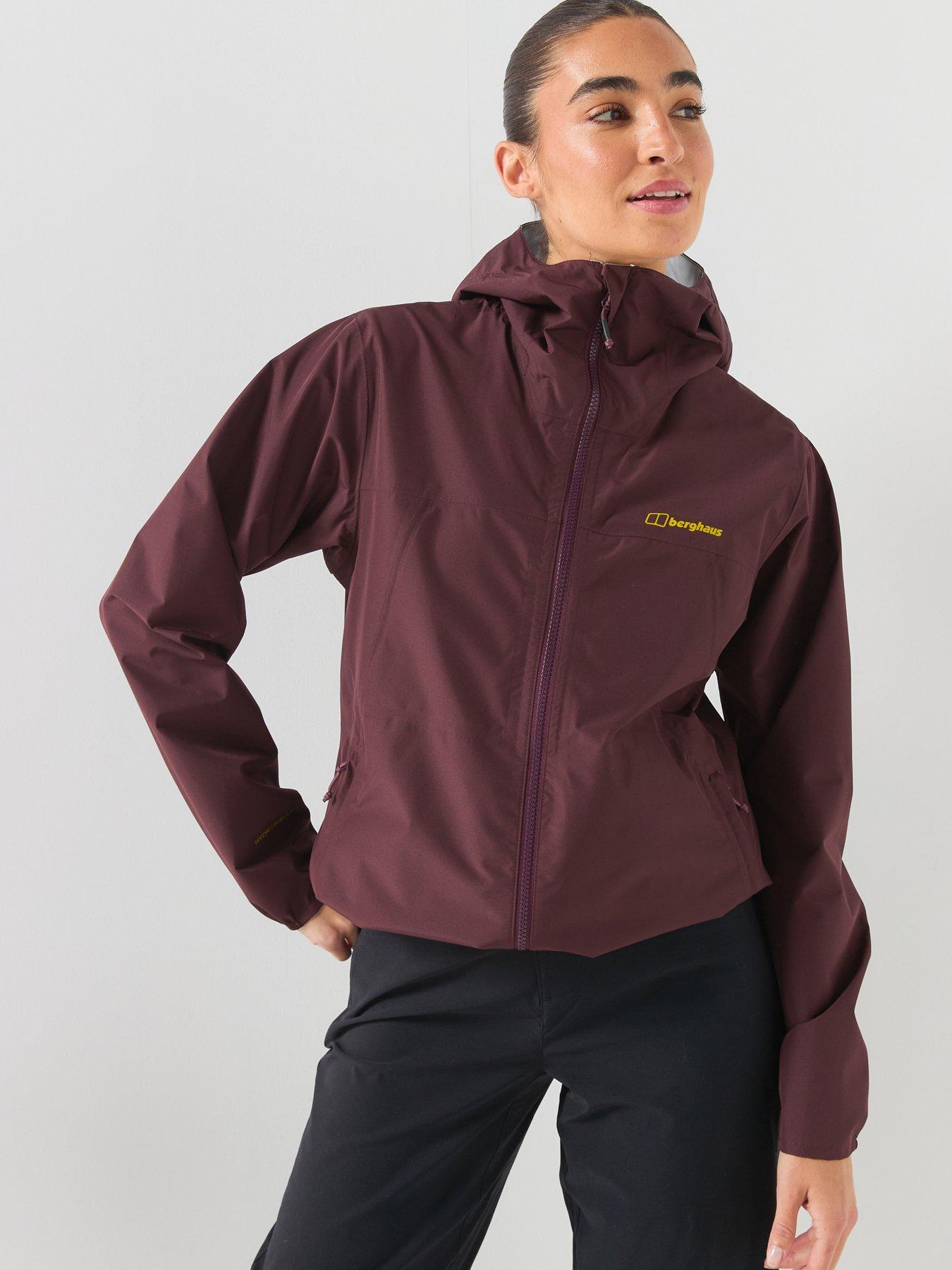 Berghaus Womens Deluge Pro 3.0 Jacket, Purple, Size 16, Women
