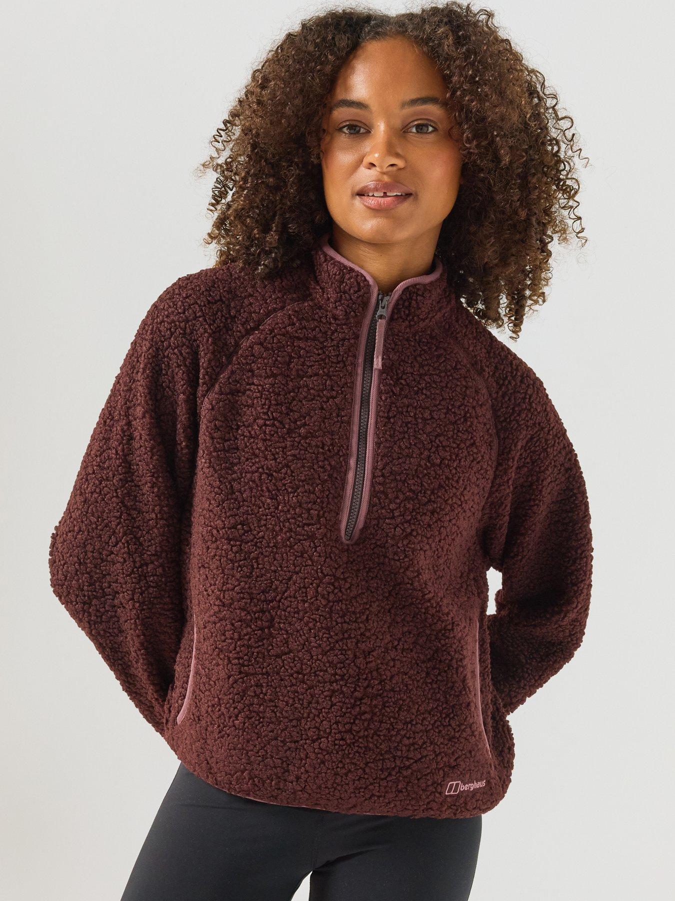 Image 1 of 6 of Berghaus Womens Bamburgh 1/2 Zip Loft Fleece - Purple