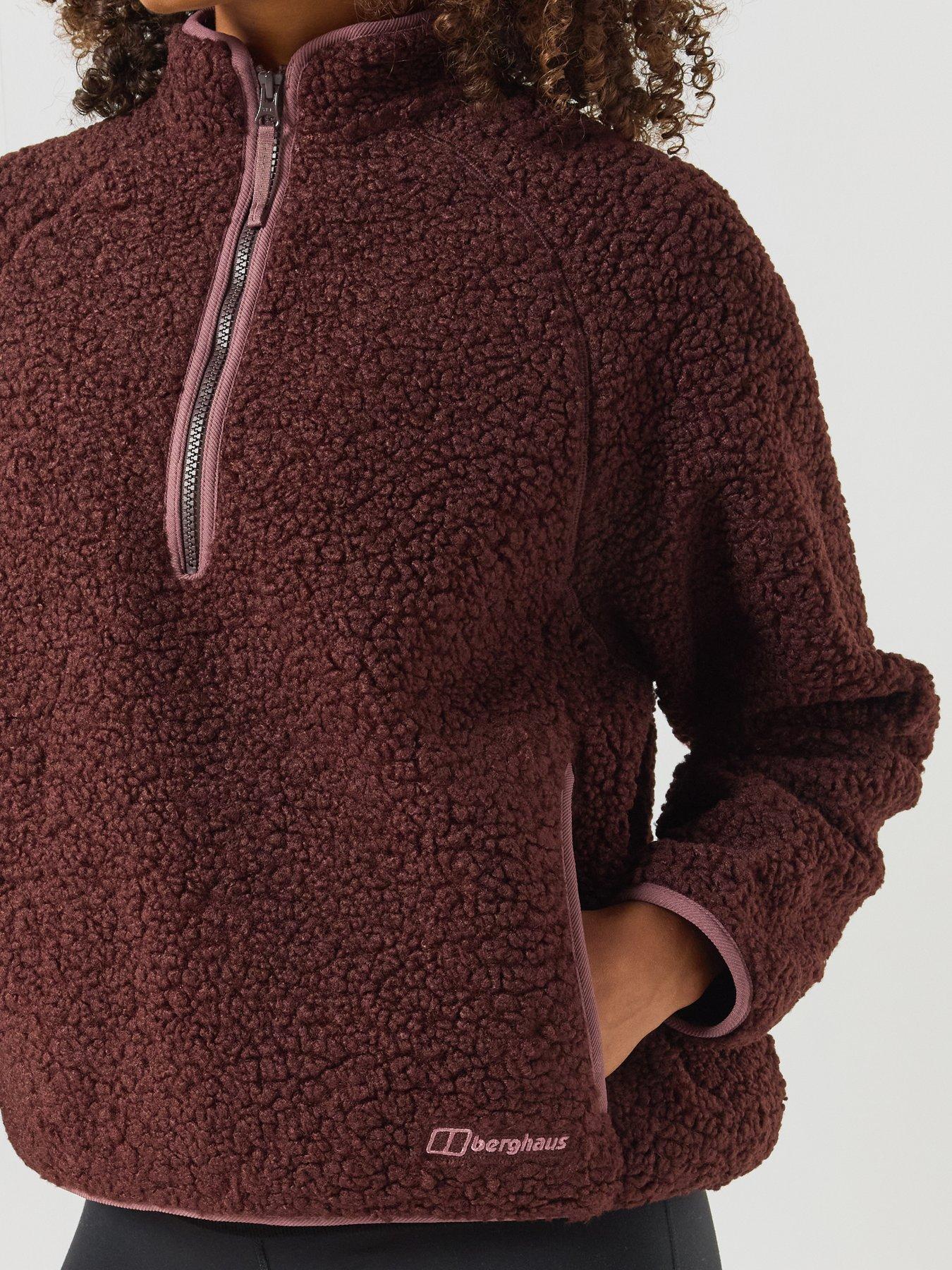 Image 6 of 6 of Berghaus Womens Bamburgh 1/2 Zip Loft Fleece - Purple