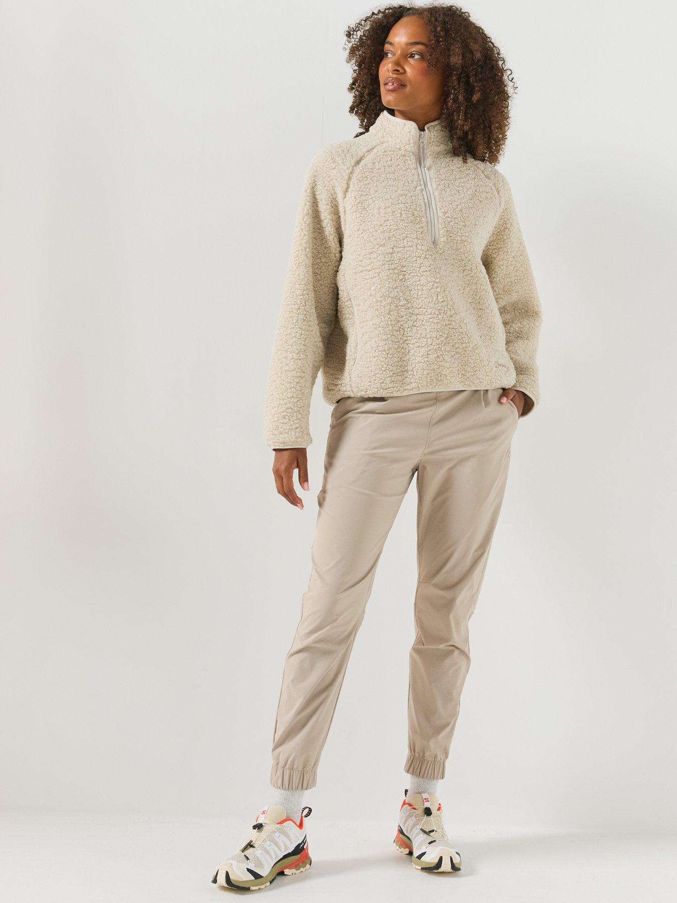 Image 3 of 6 of Berghaus Womens Bamburgh Half Zip Loft Fleece - Beige