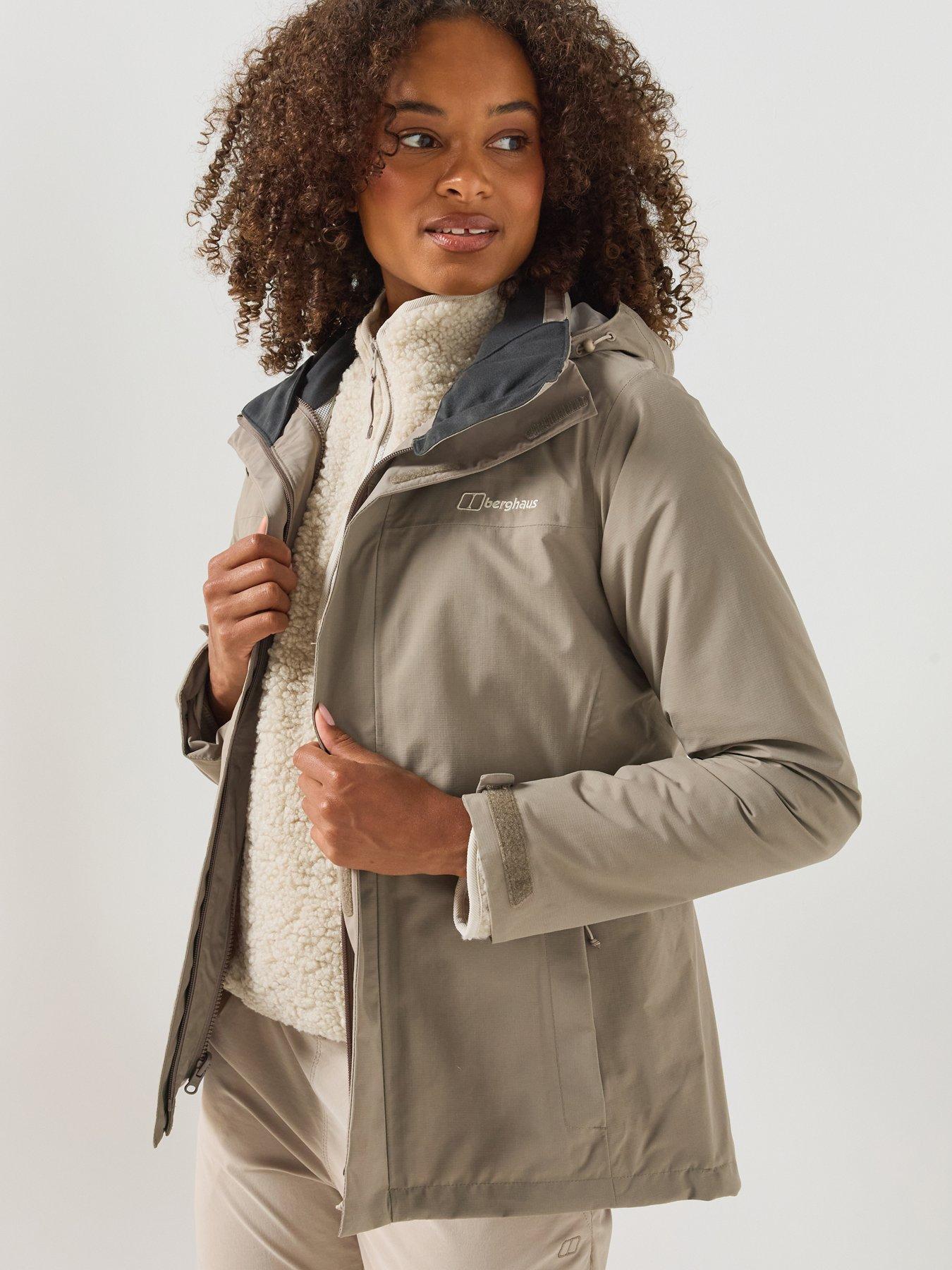 Berghaus Womens Hillwalker 2.0 Waterproof Jacket, Beige, Size 12, Women - Image 4