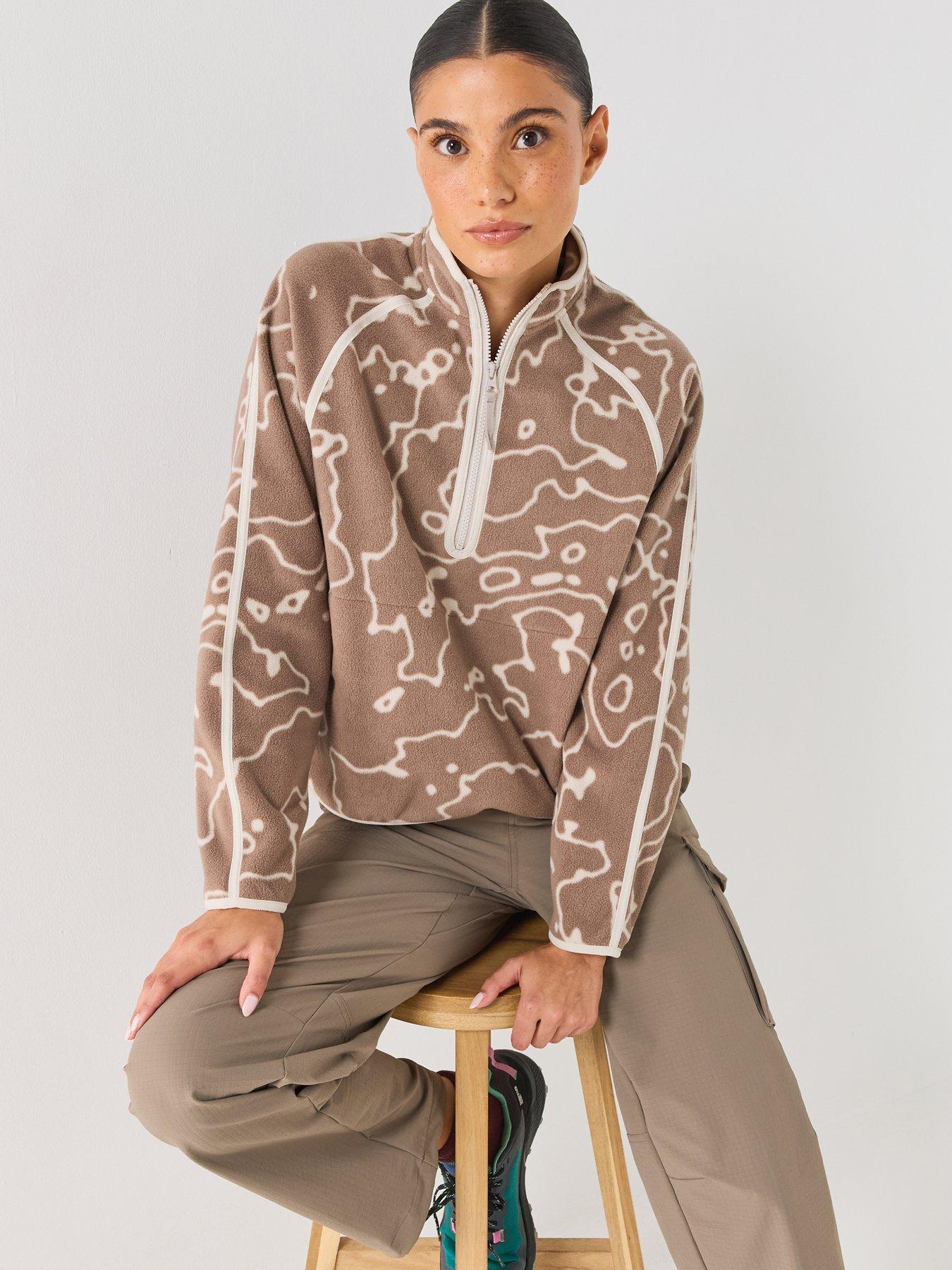 Bamburgh Half Zip Fleece - Volcanic Ash/Stone Women's - Image 5